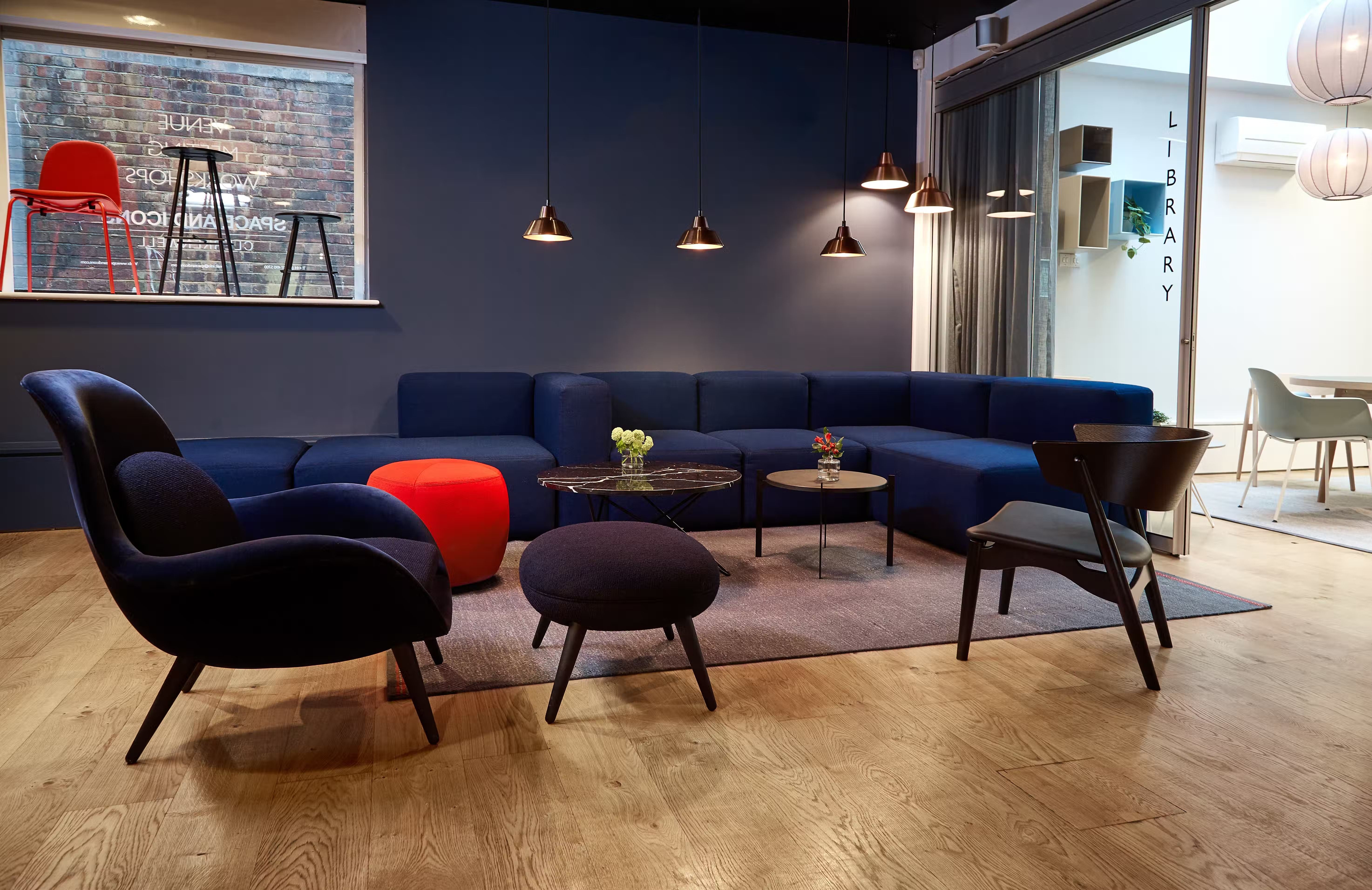 Space and Icons Green Room Farringdon meeting room, London 1