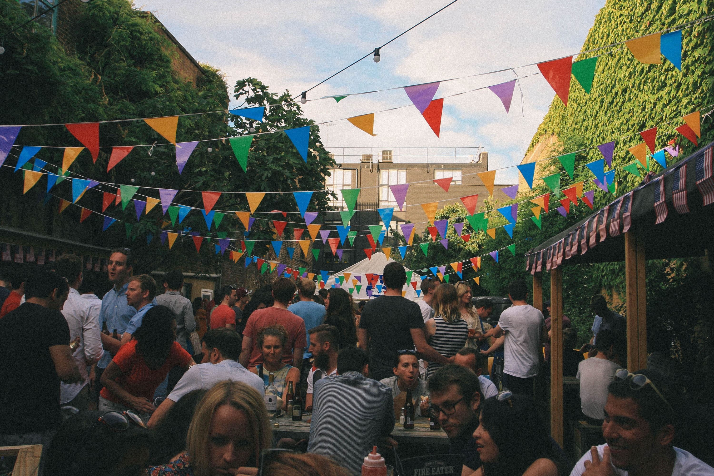 Strongroom Shoreditch beer garden 1