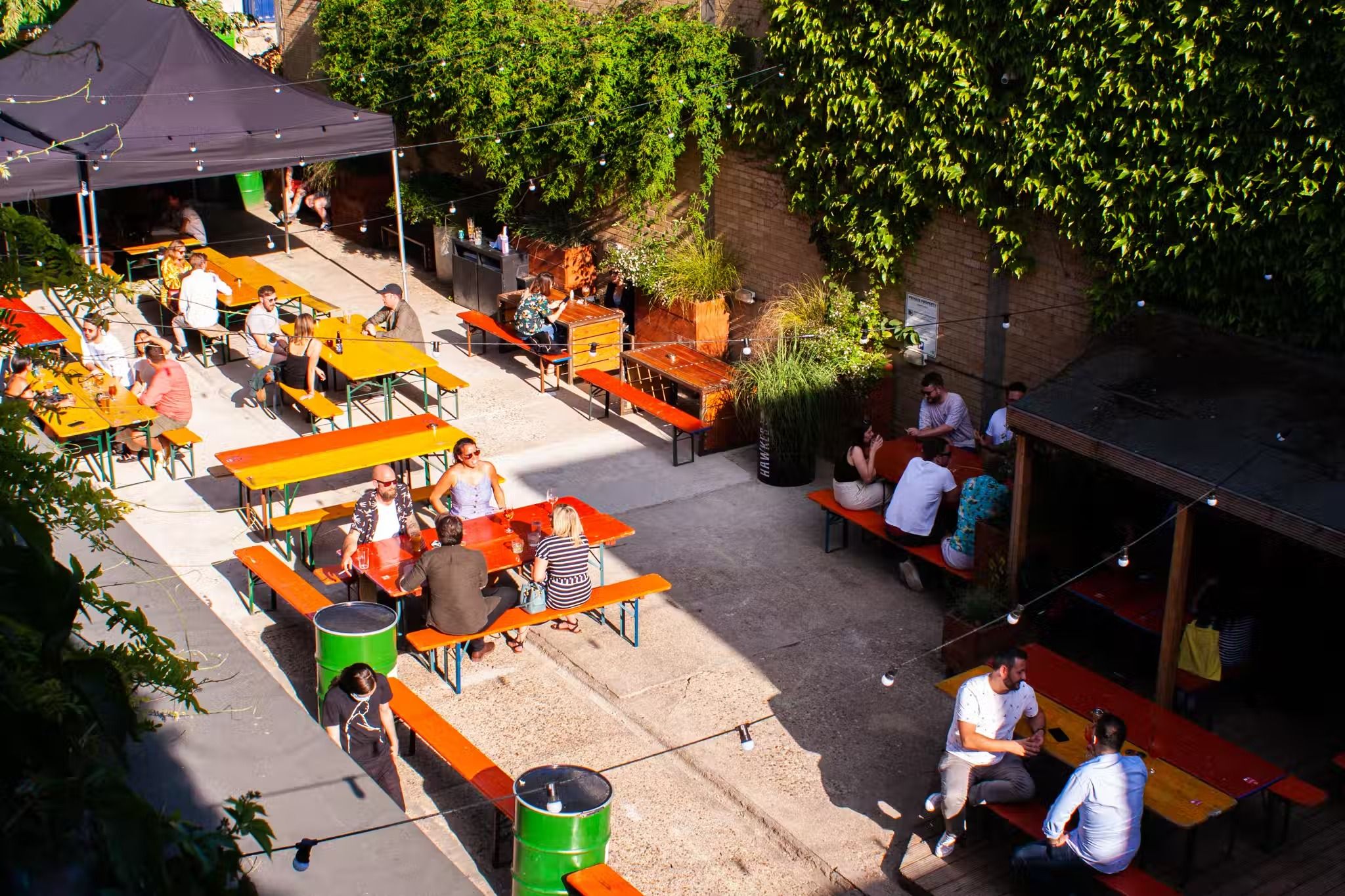 Strongroom Shoreditch beer garden 2