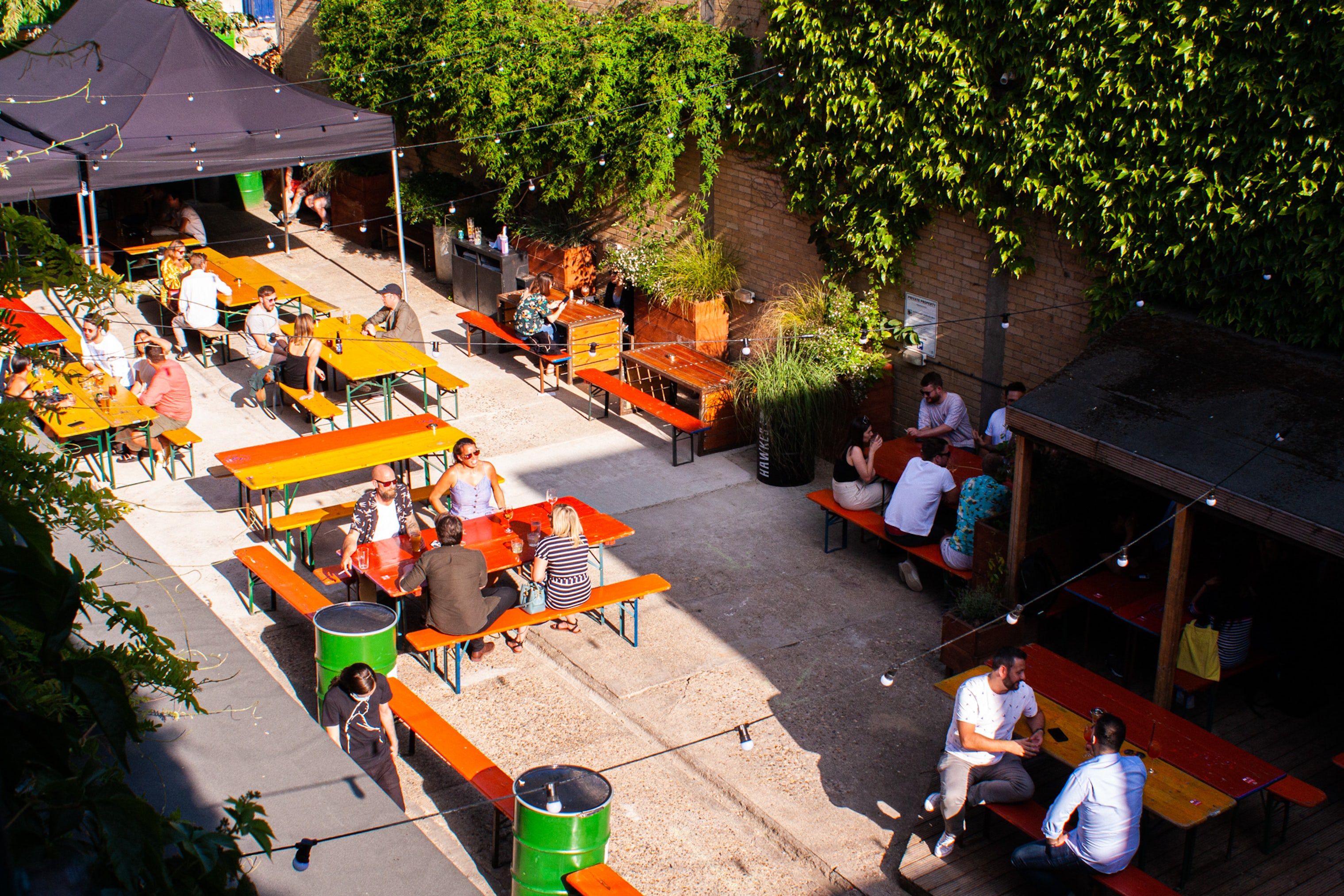 Strongroom shoreditch outdoor bar