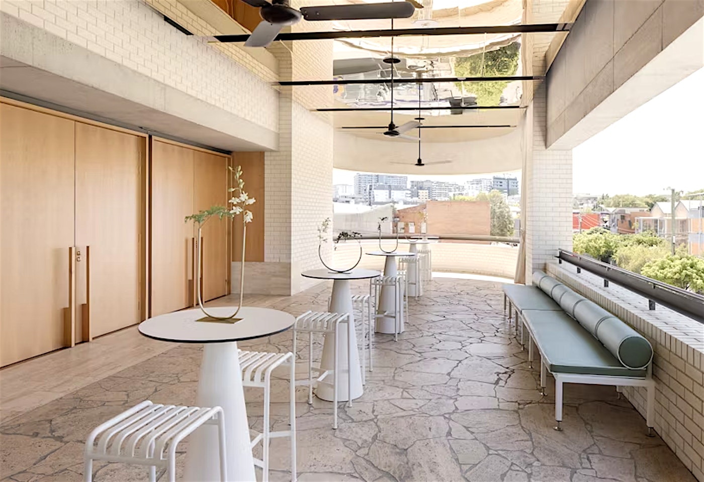 Terrace, The Calile Hotel image 3