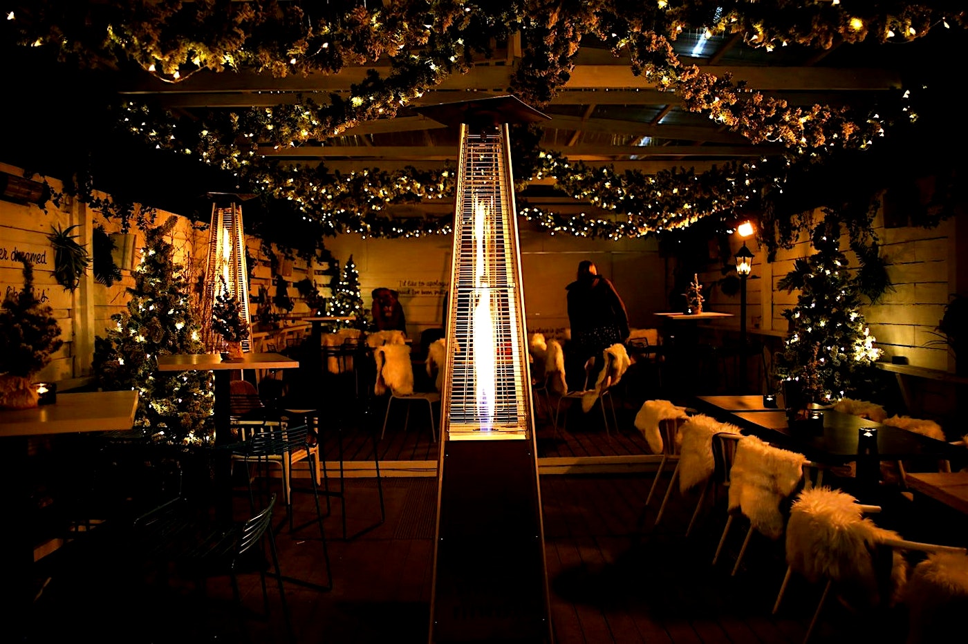 The Exhibit Bar & Restaurant Apres Ski Garden Unique Christmas Party