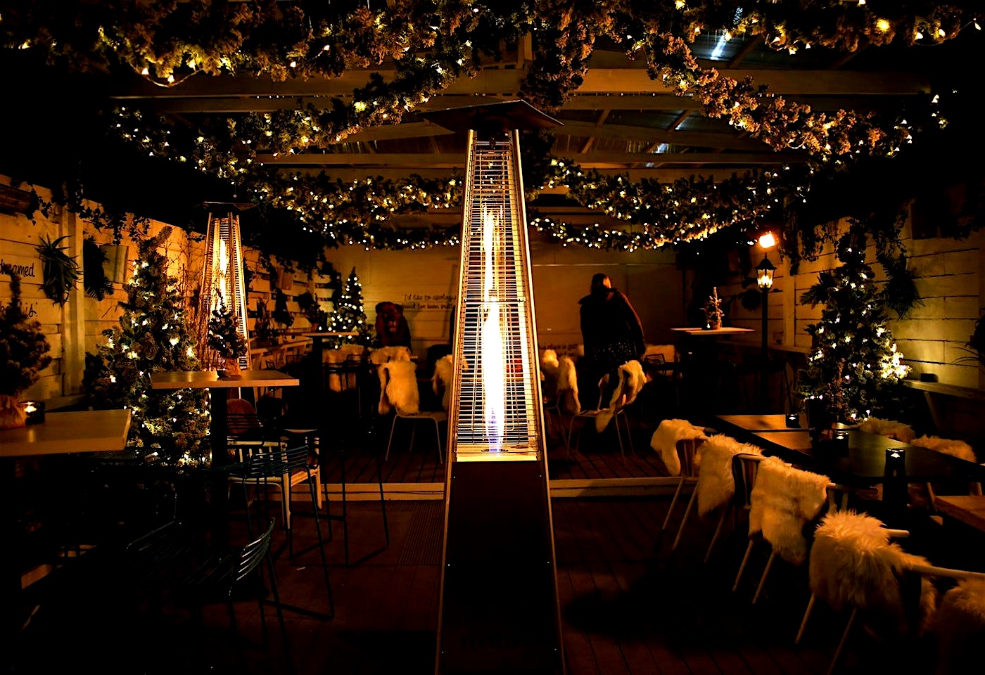 The Exhibit Bar & Restaurant Apres Ski Garden Unique Christmas Party