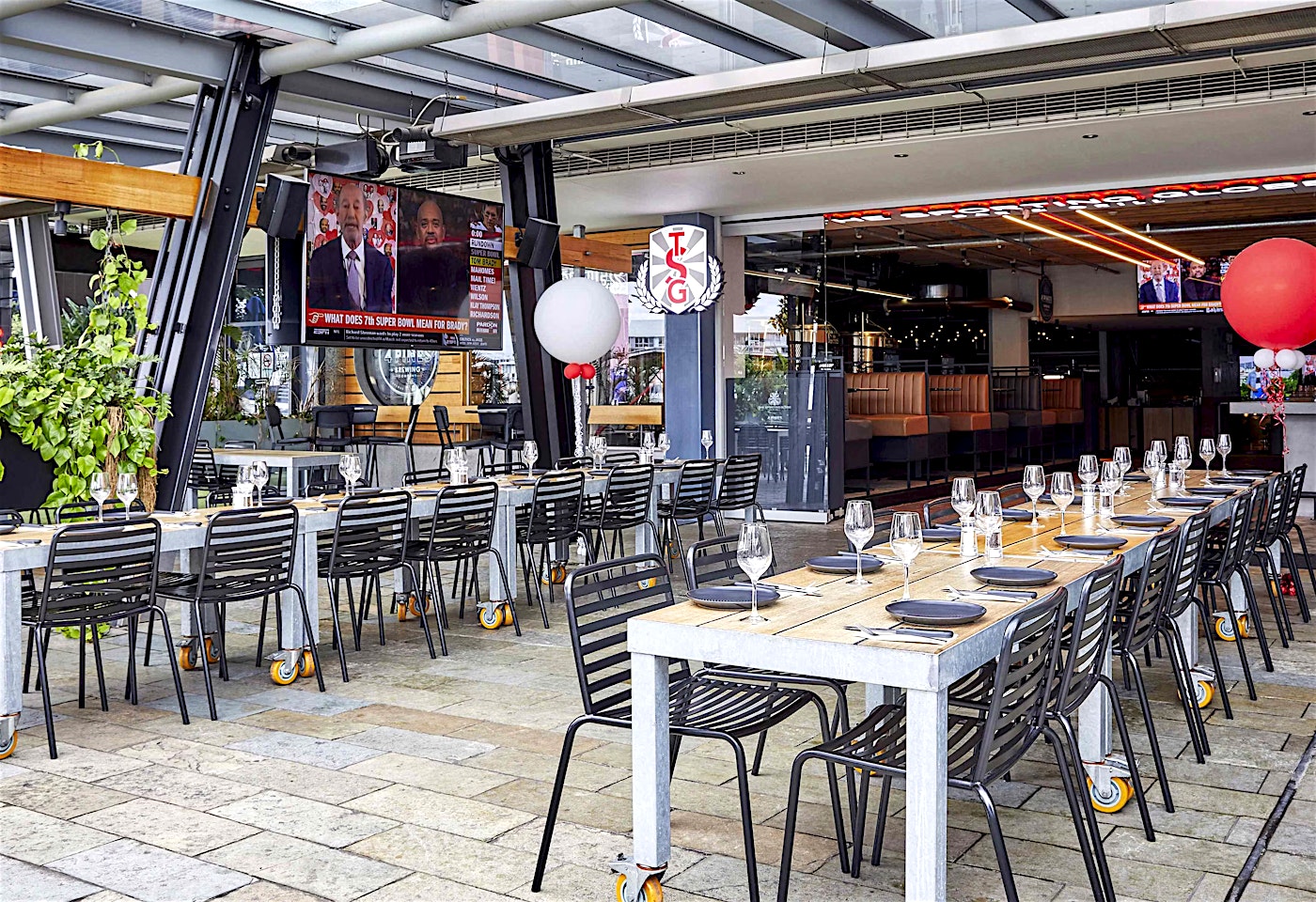 Beer Garden, The Sporting Globe - King Street Wharf 1