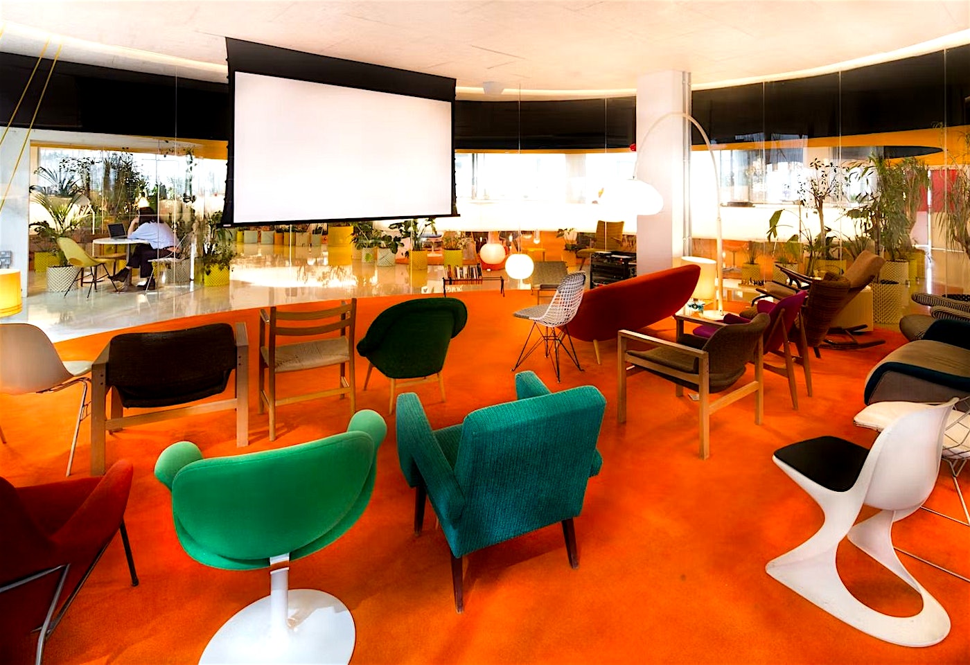 A unique, colourful meeting room in London: The Study, Second Home Spitalfields1