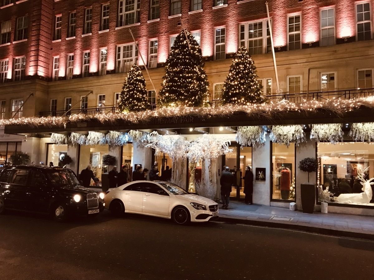 A private Christmas dinner venue in the heart of London: The May Fair Hotel, Private Dining Room 1