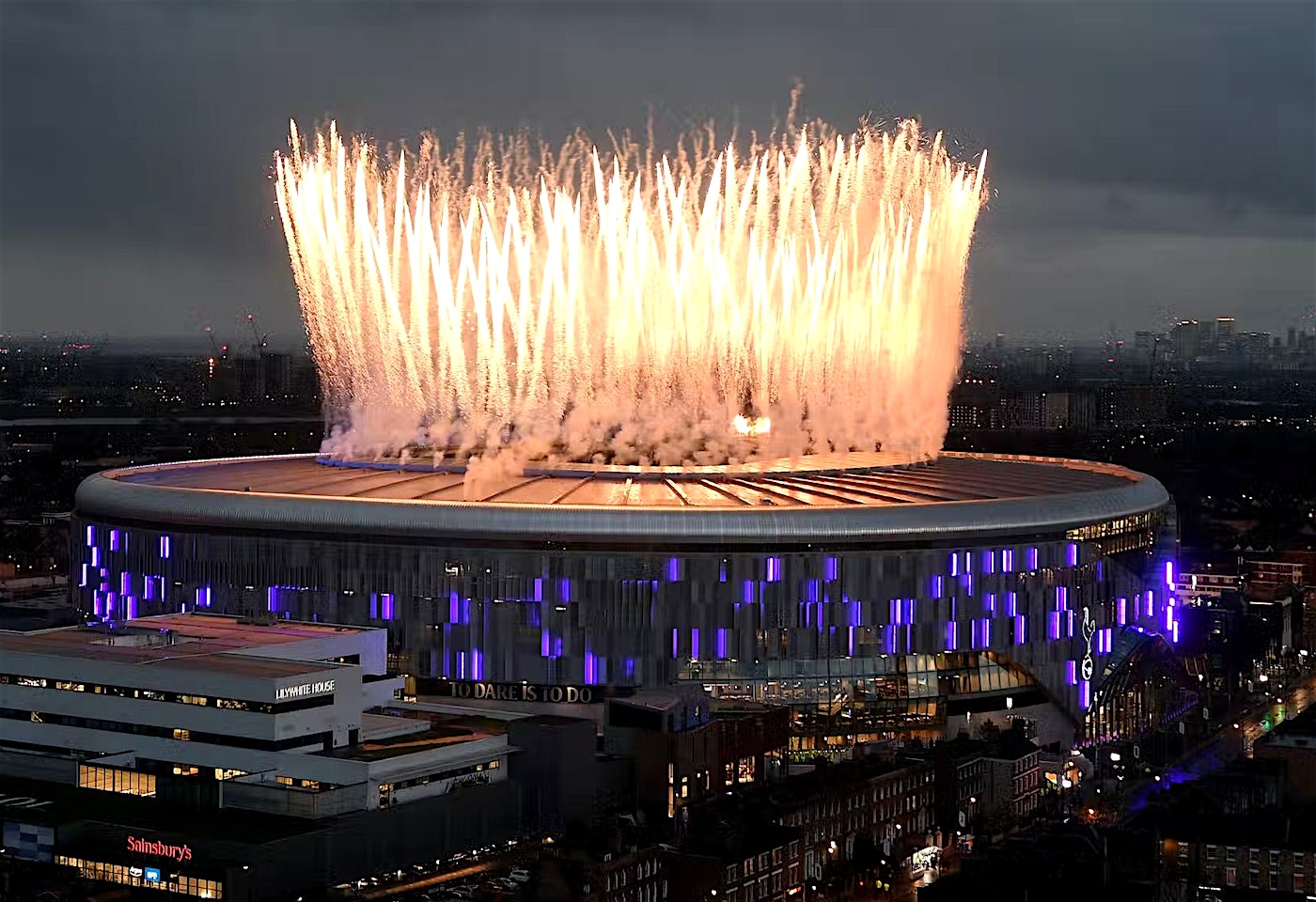 Tottenham hotspur stadium london christmas corporate venue