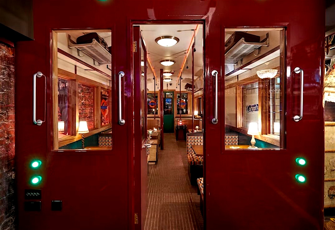 Train Carriage at Cahoot, Function rooms in Mayfair