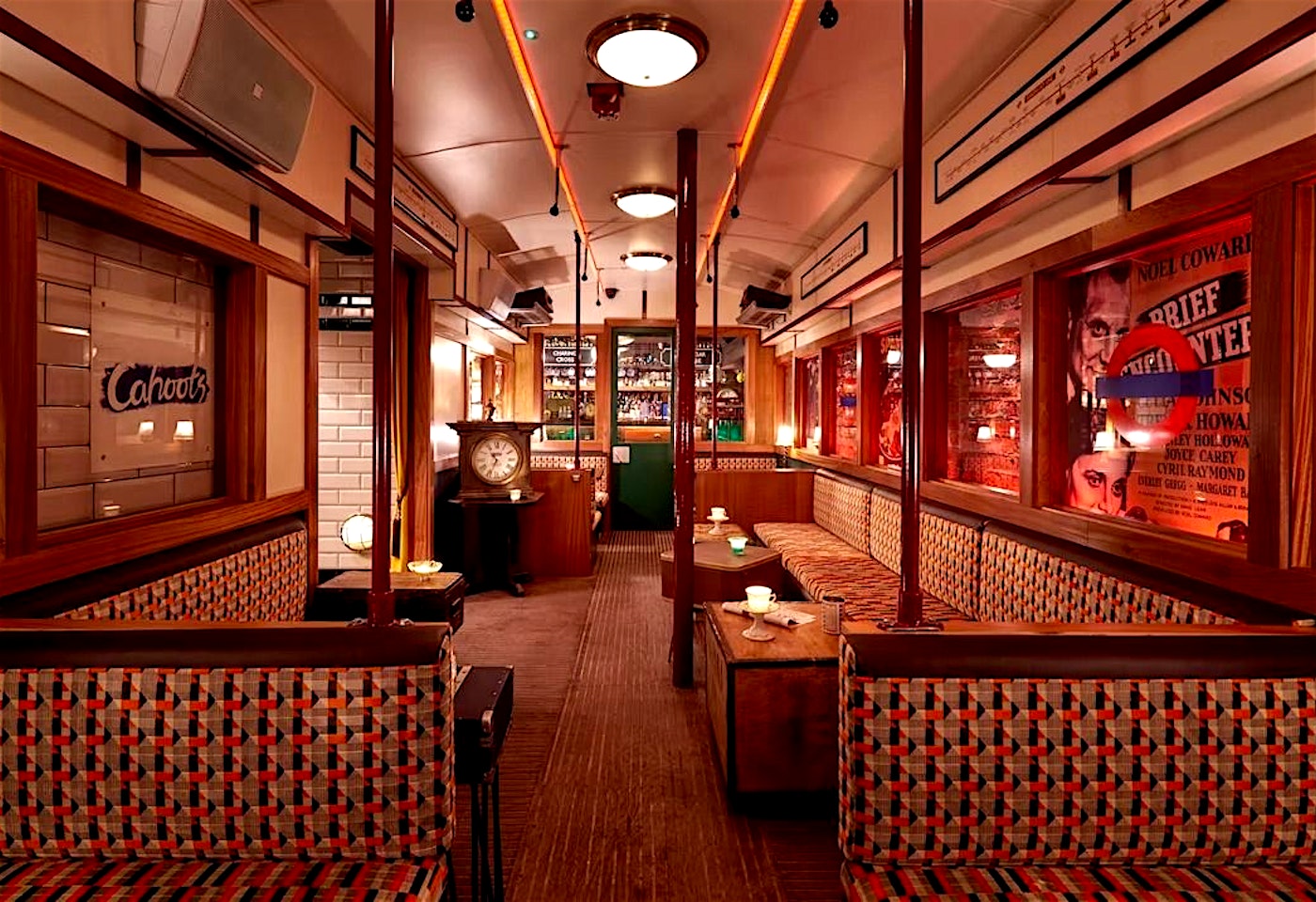 Train Carriage at Cahoot, Function rooms in Mayfair