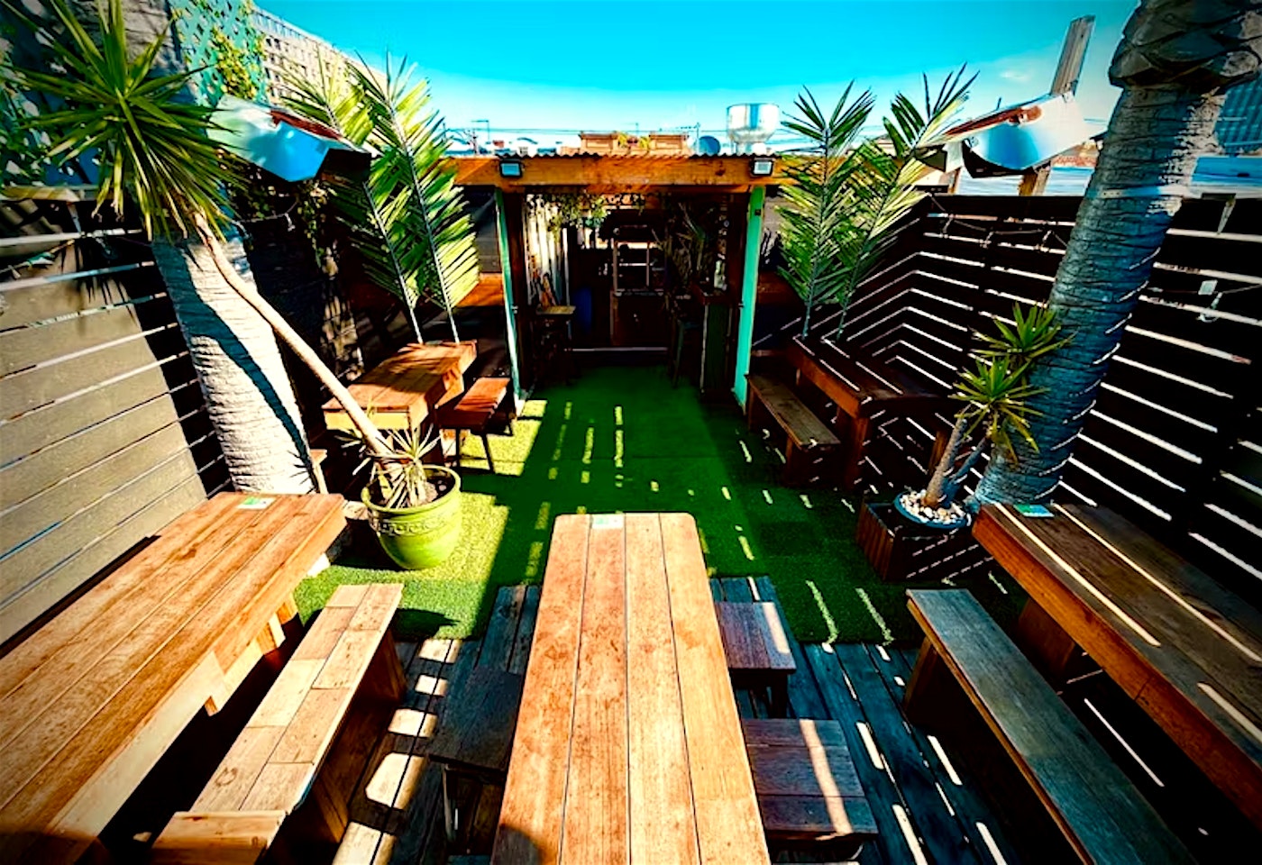 Two Hands Rooftop Bar | Beer Garden & Pool Area | Venue Hire Melbourne | 2