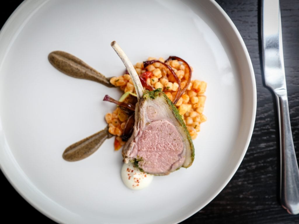 Food at the Vinoly Room for private dining in London, England