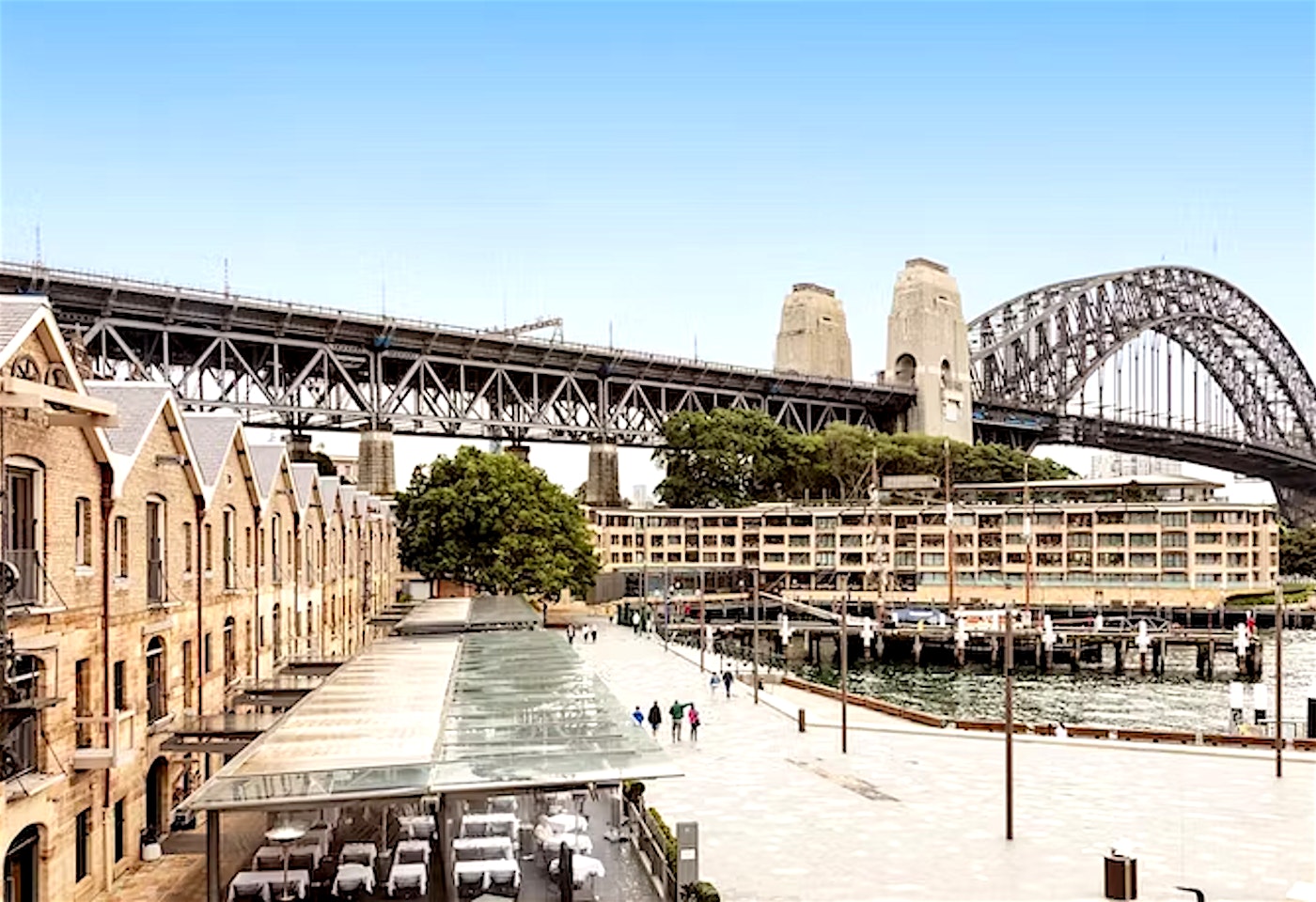 Watersedge at Campbell's Stores | Watersedge Ground Floor Terrace | Venue Hire Sydney | 1