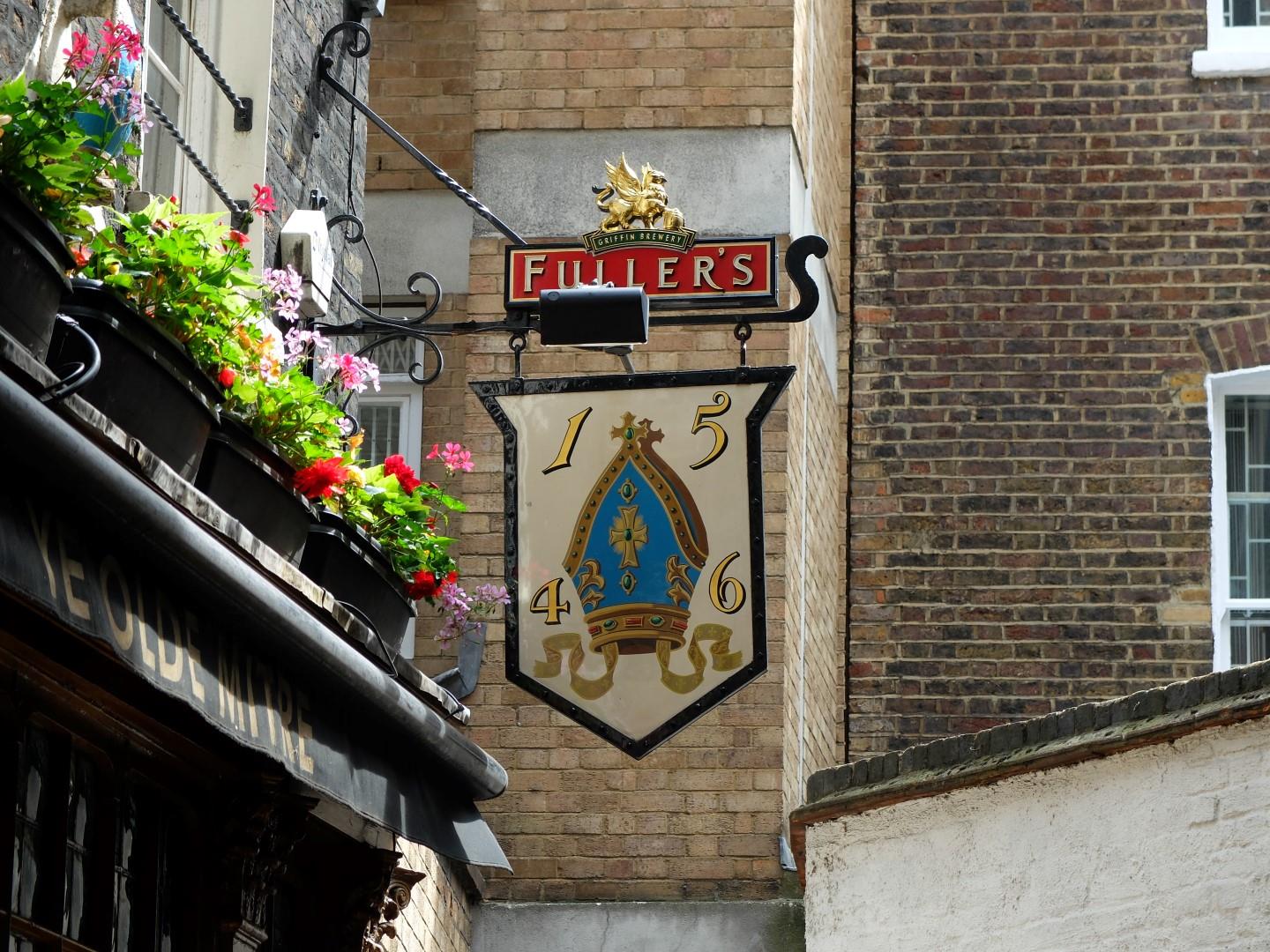 Ye olde Mitre farringdon pub 