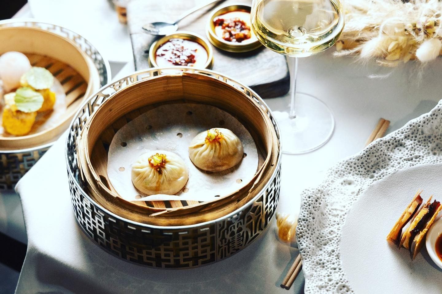 dim sum at a wong chinese new year venue