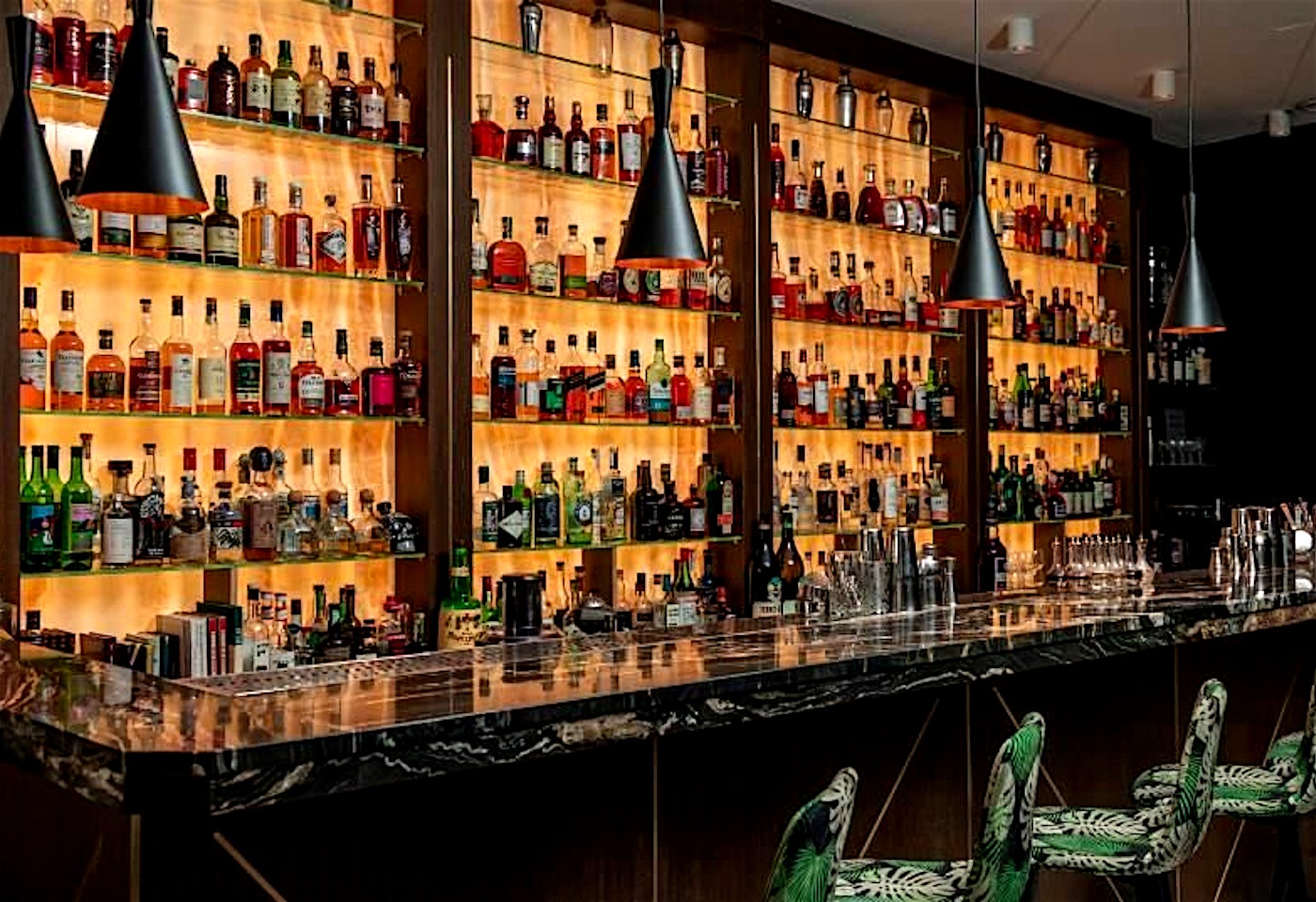 interior of cocktail at amaro south kensington bar london