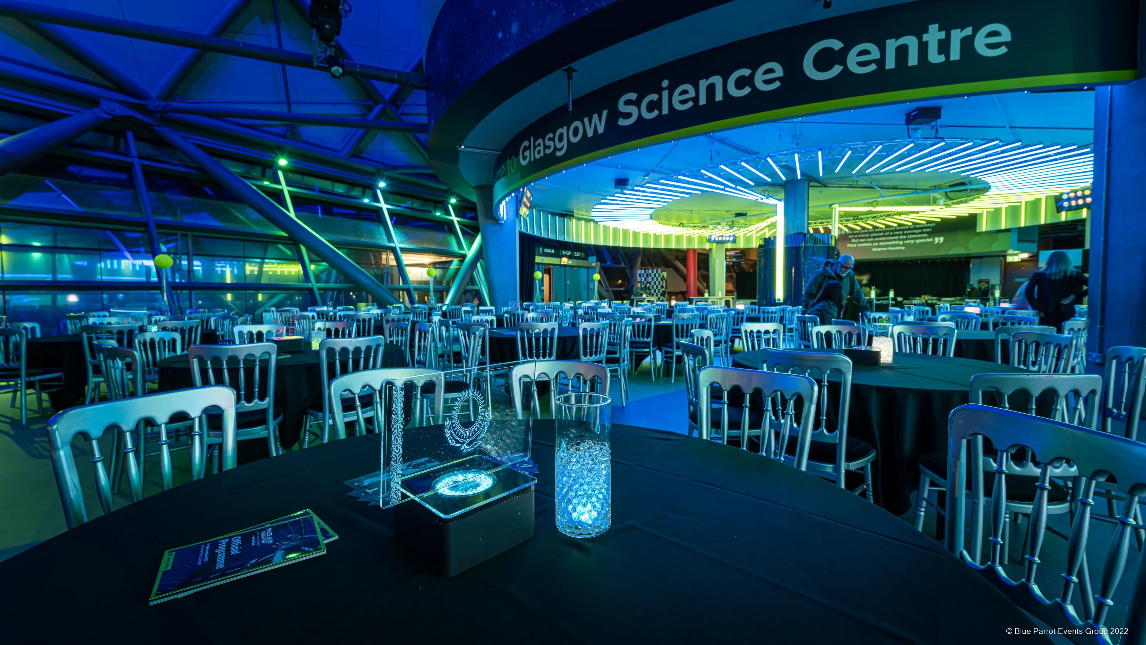 atrium glasgow science centre christmas party venue