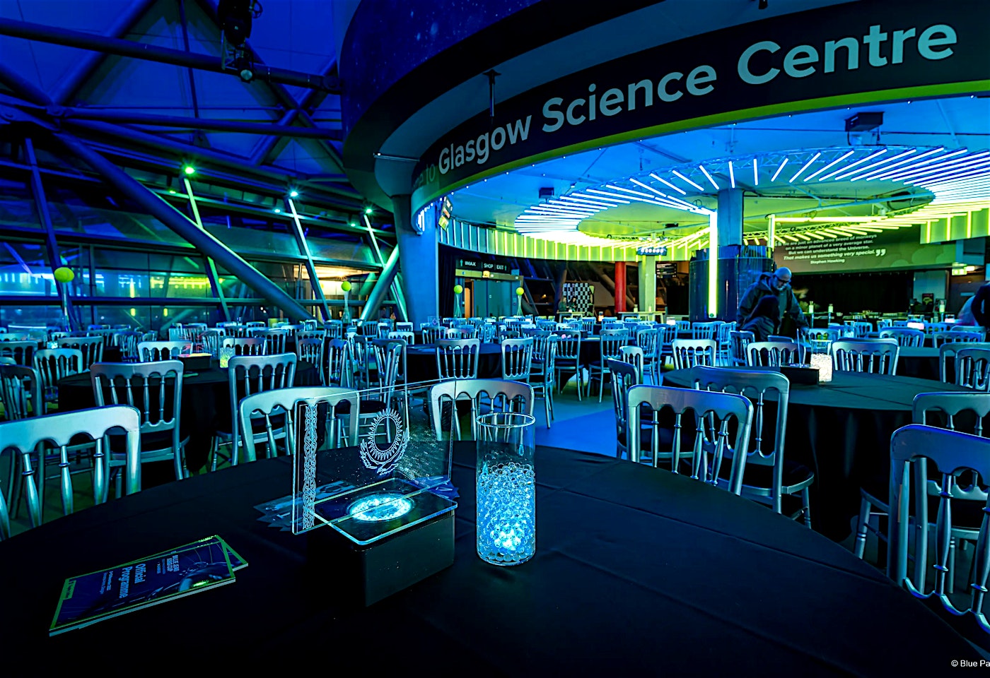 atrium glasgow science centre christmas party venue