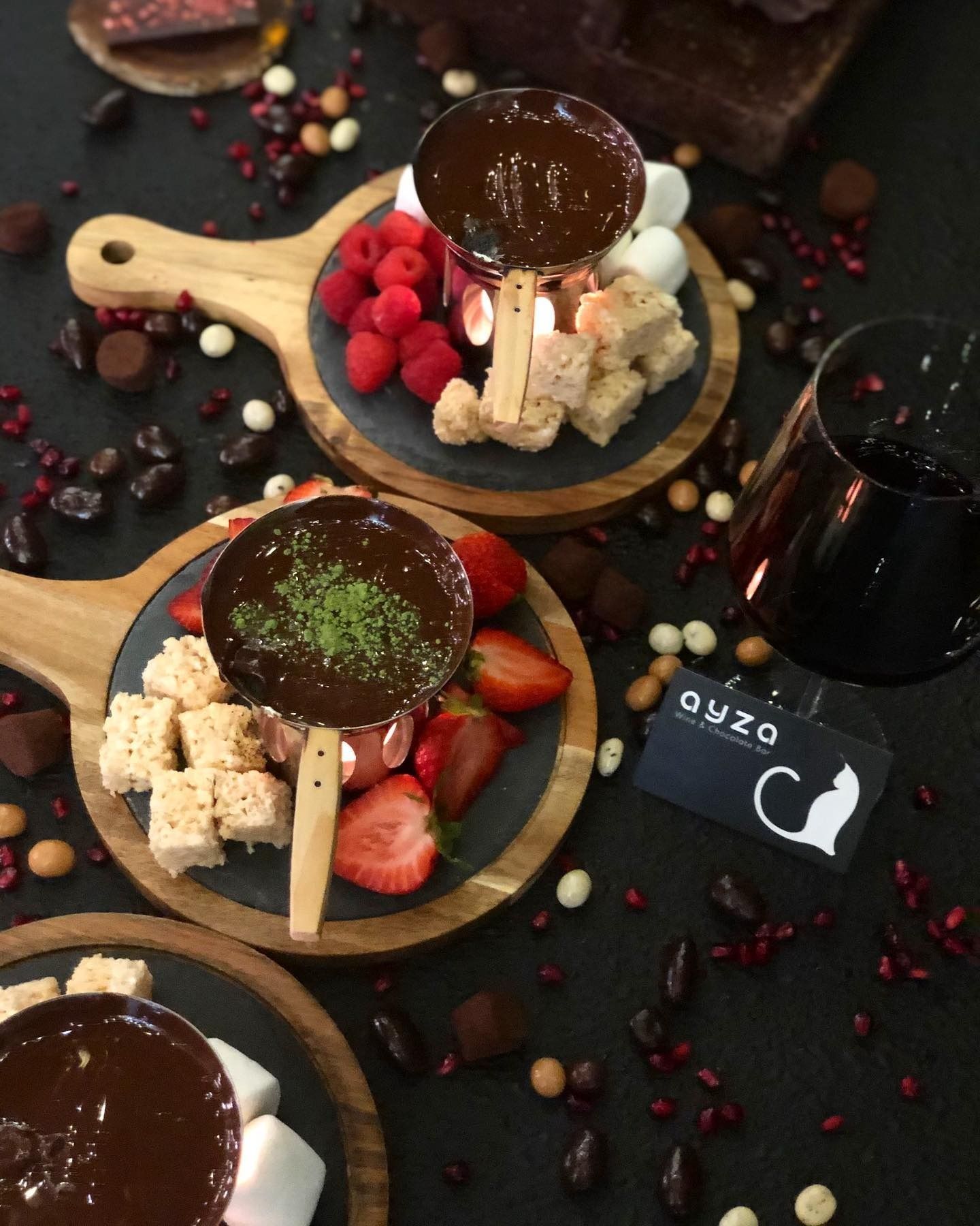 ayza wine and chocolate midtown private dining nyc