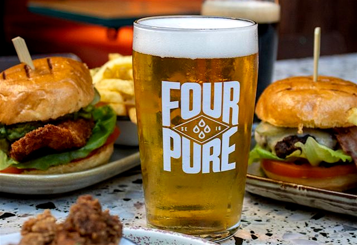 pints and burgers at babel beerhouse in kings cross london