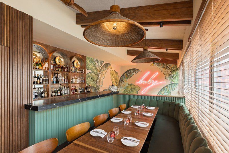 Beach balls and bougainvilleas: Baby Brasa1