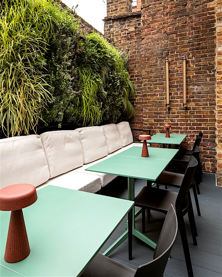 first floor terrace at bantof soho private dining room