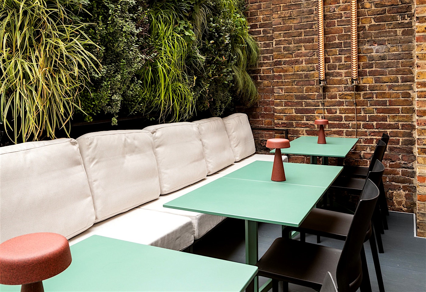 first floor terrace at bantof soho private dining room