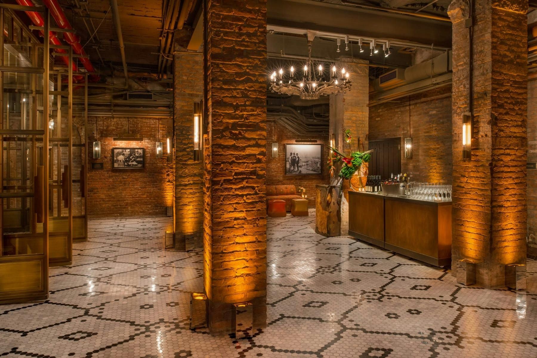 bar room at the beekman financial district party venues NYC