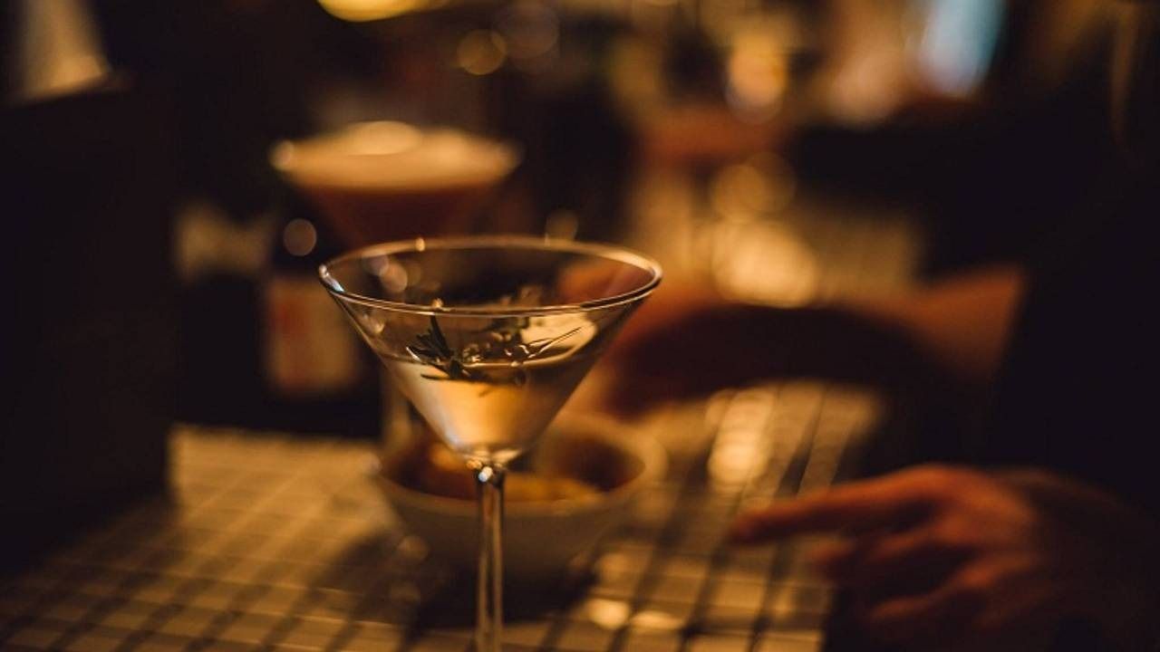 a cocktail at behind this wall cocktail bar hackney london