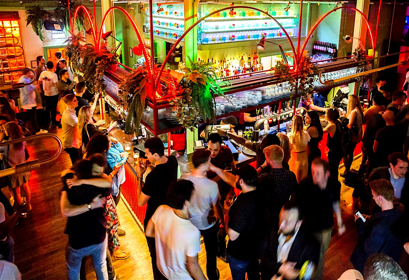 people at big chill bar in kings cross london