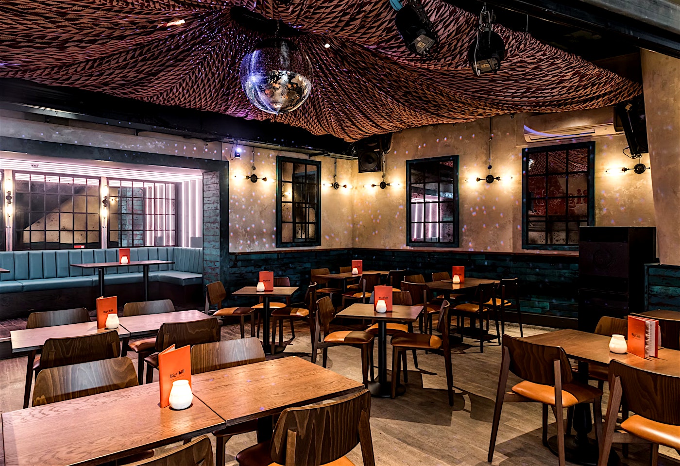 interior of big chill bar in kings cross london