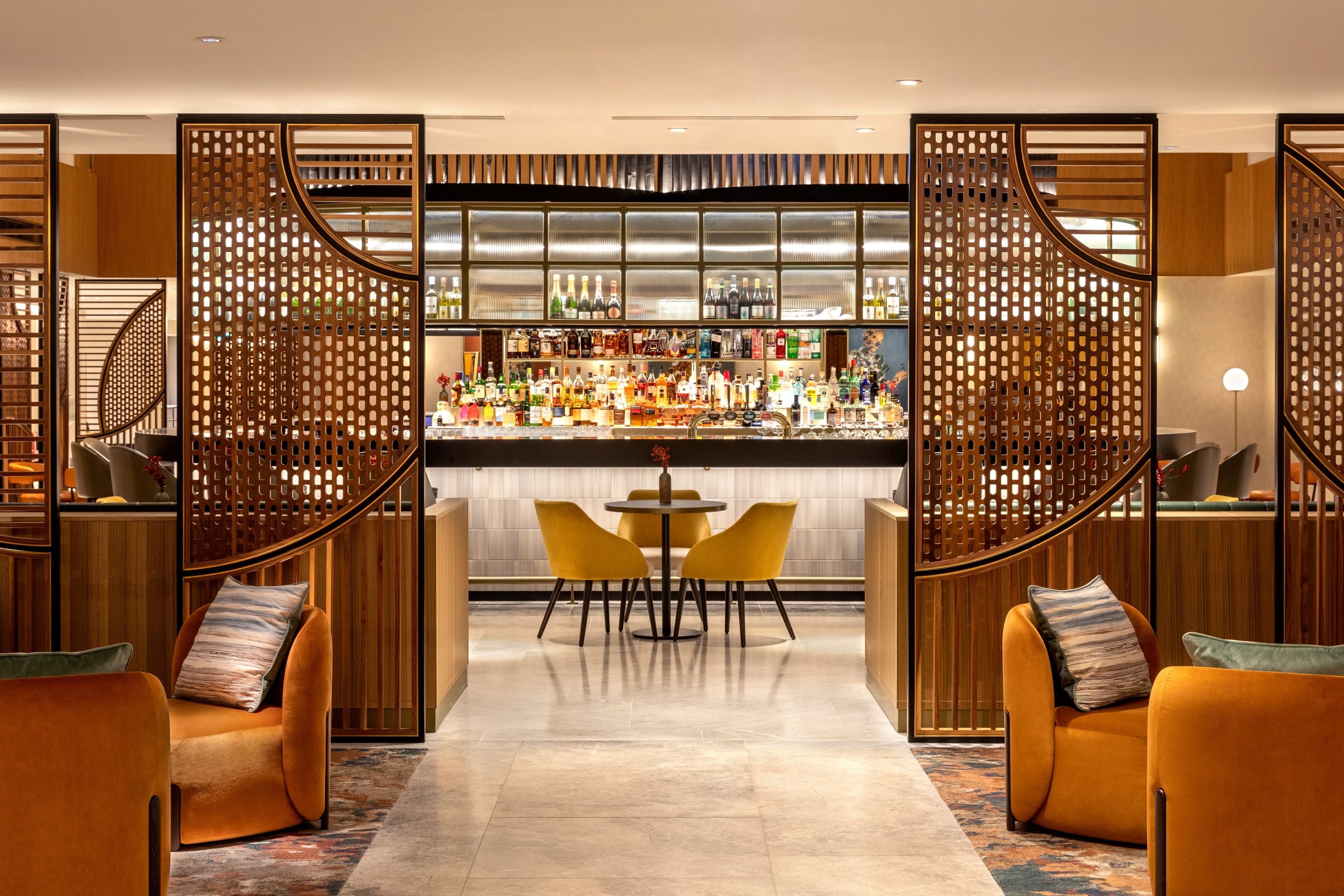 interior of bow bar paddington cocktail bar london