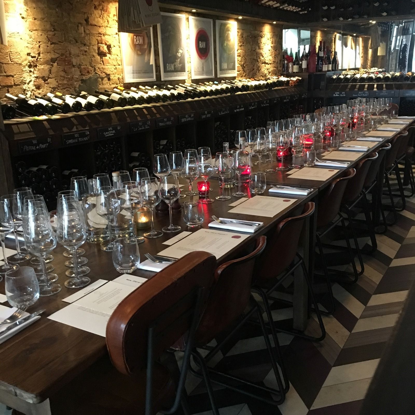 interior of brackenbury wine rooms hammersmith london bar