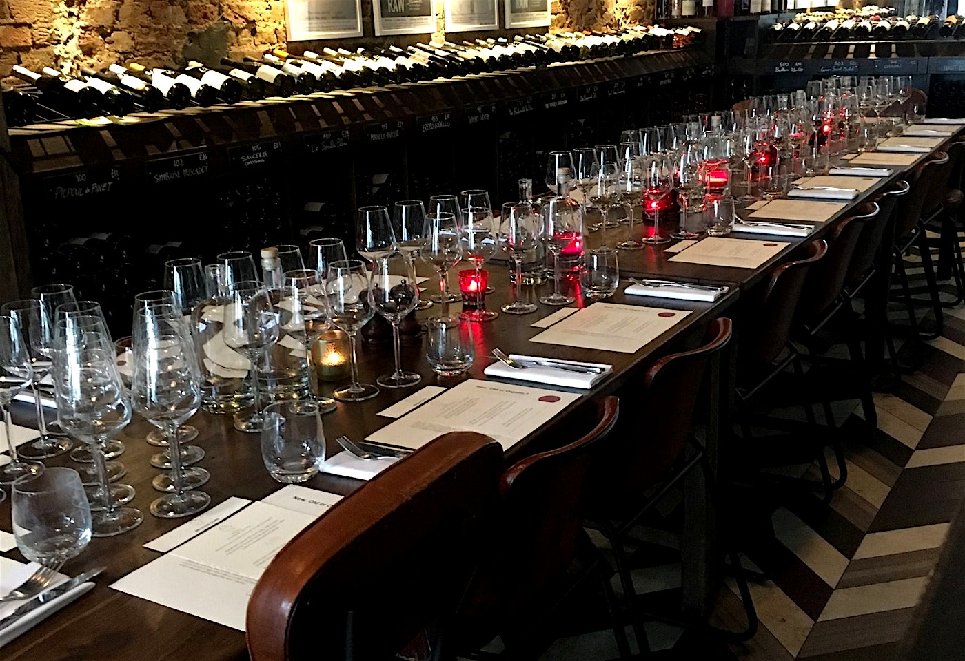 interior of brackenbury wine rooms hammersmith london bar