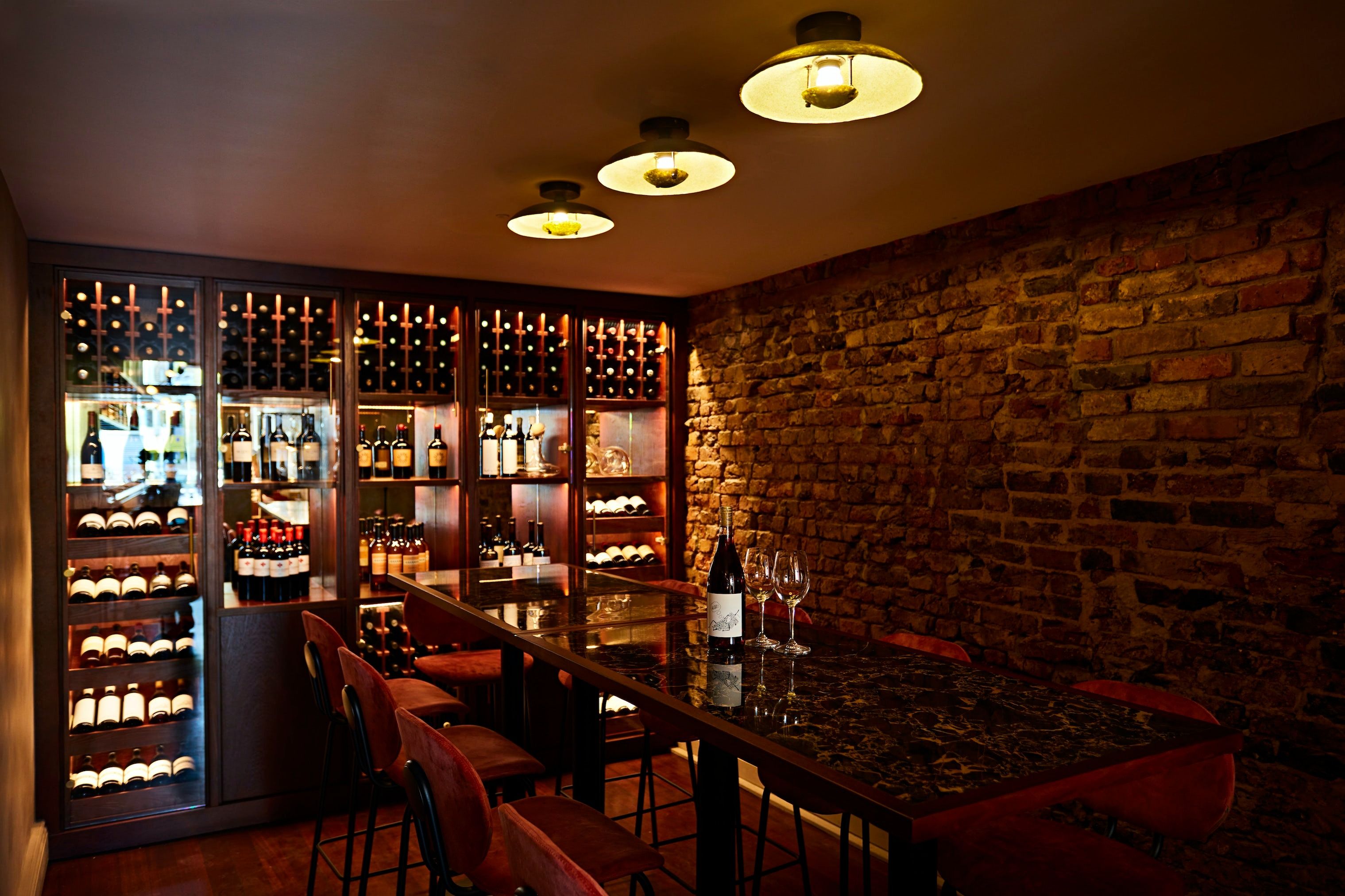 wine room at caia notting hill private dining london