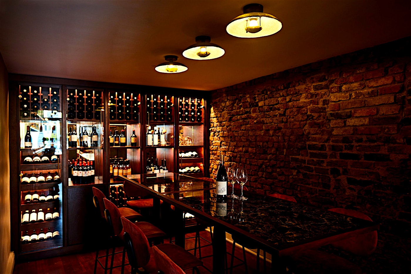 wine room at caia notting hill private dining london