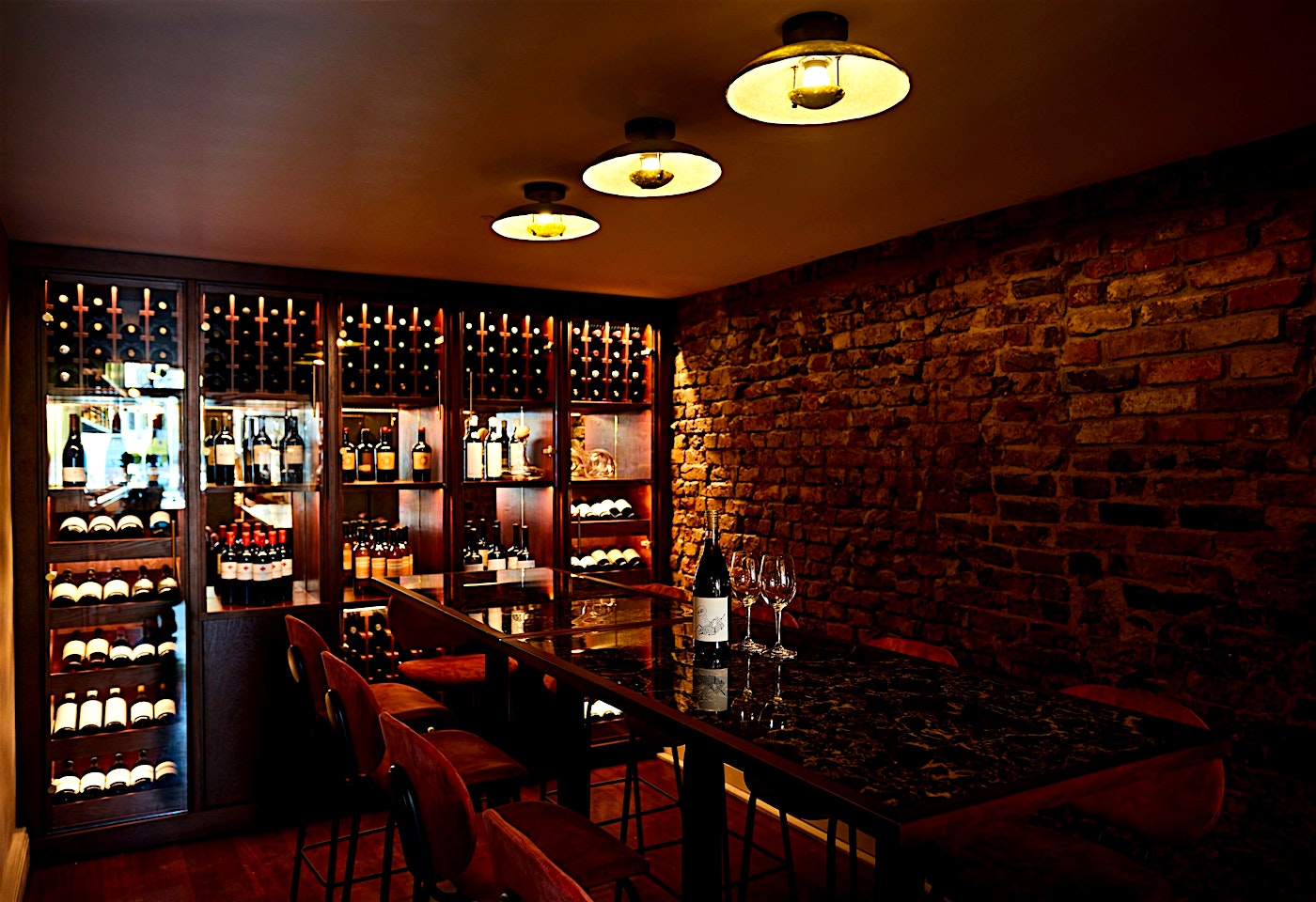 wine room at caia notting hill private dining london
