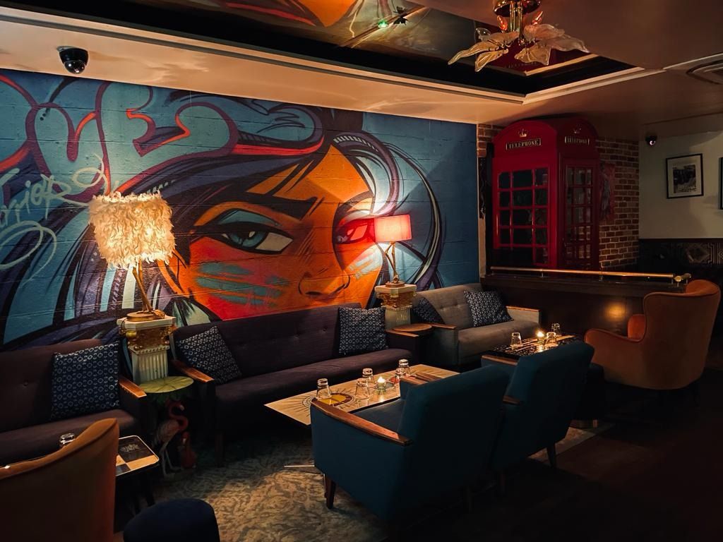 interior of callooh callay chelsea in chelsea london bar