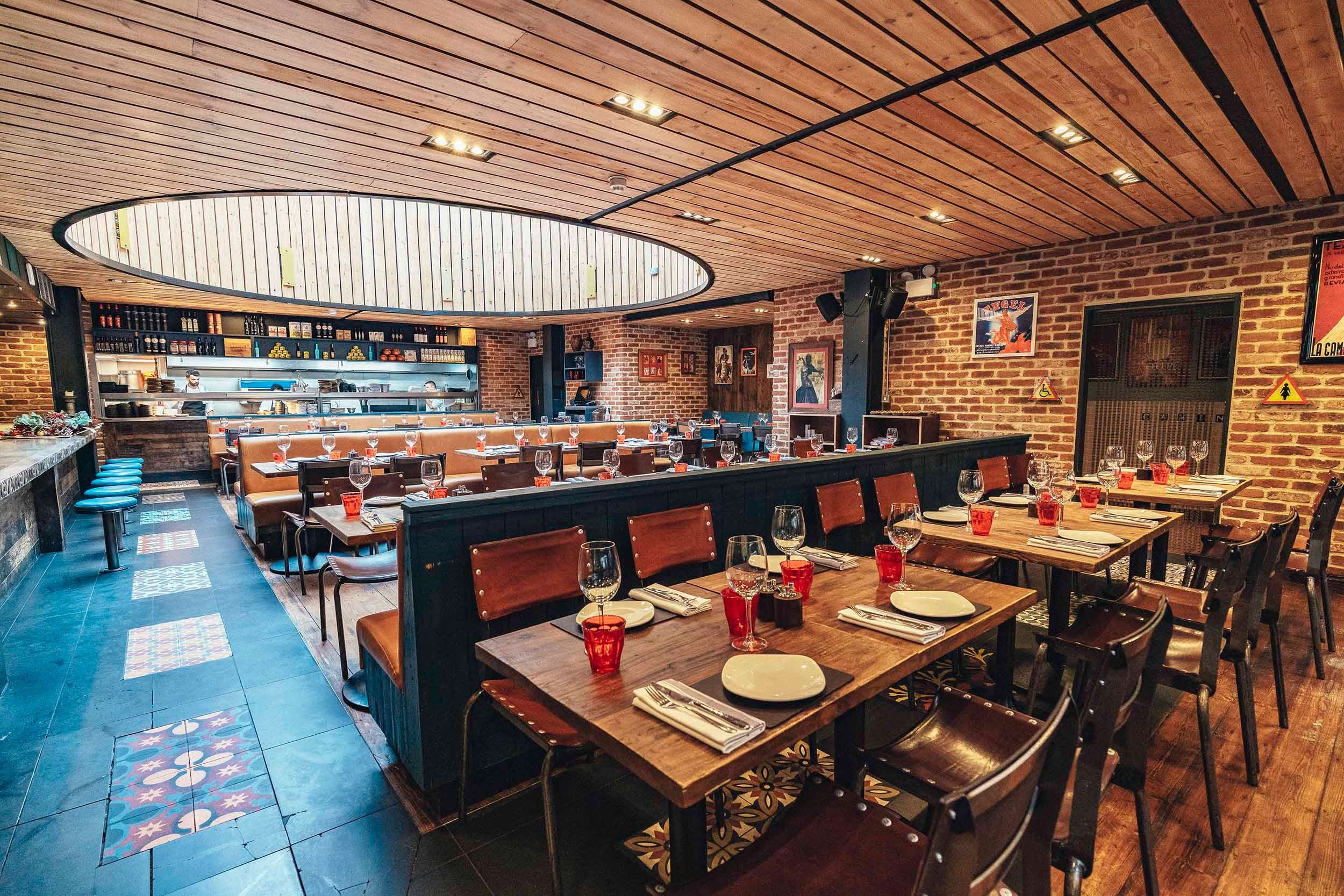 interior of camino kings cross cocktail bar london