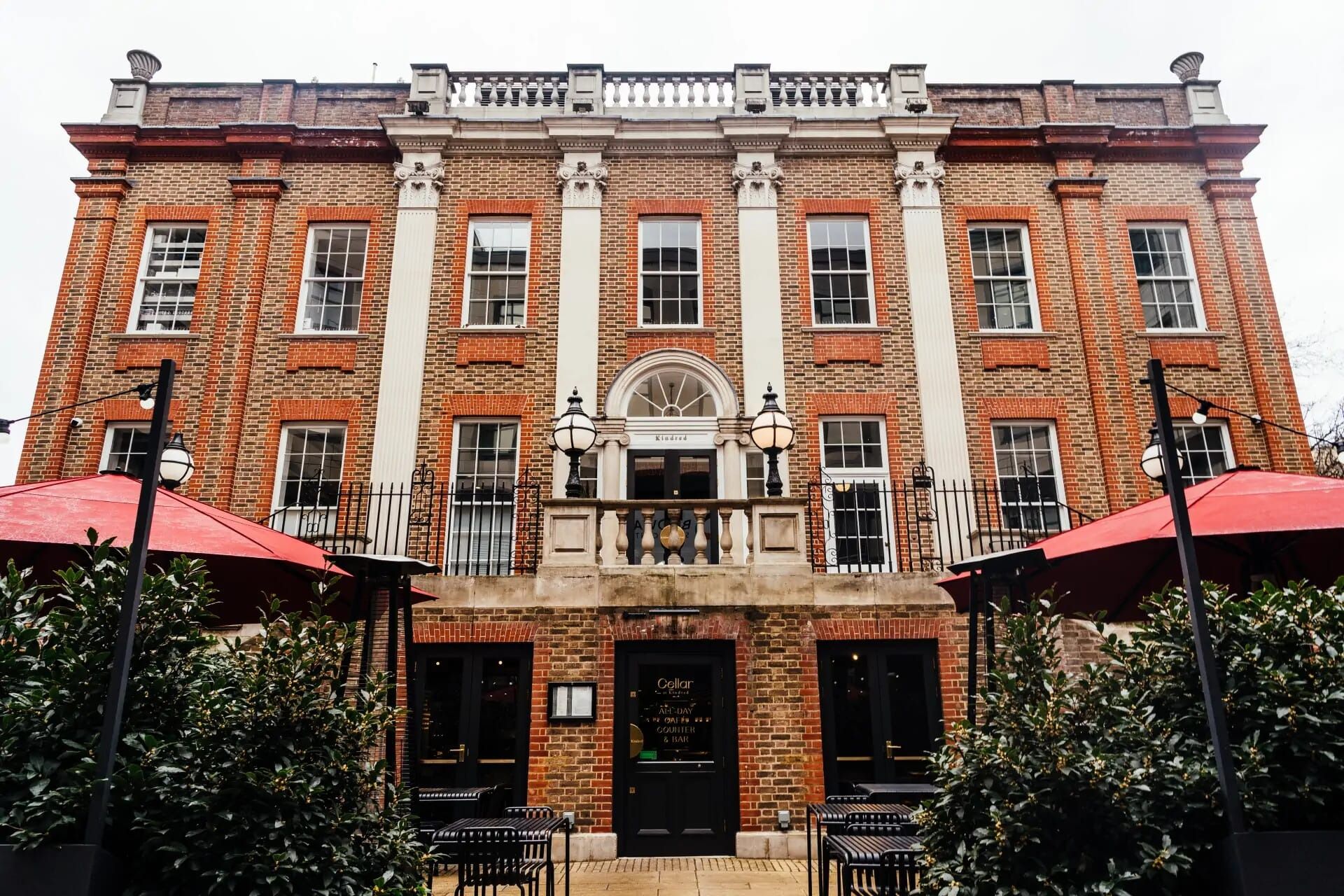 exterior of cellar at kindred hammersmith london bar