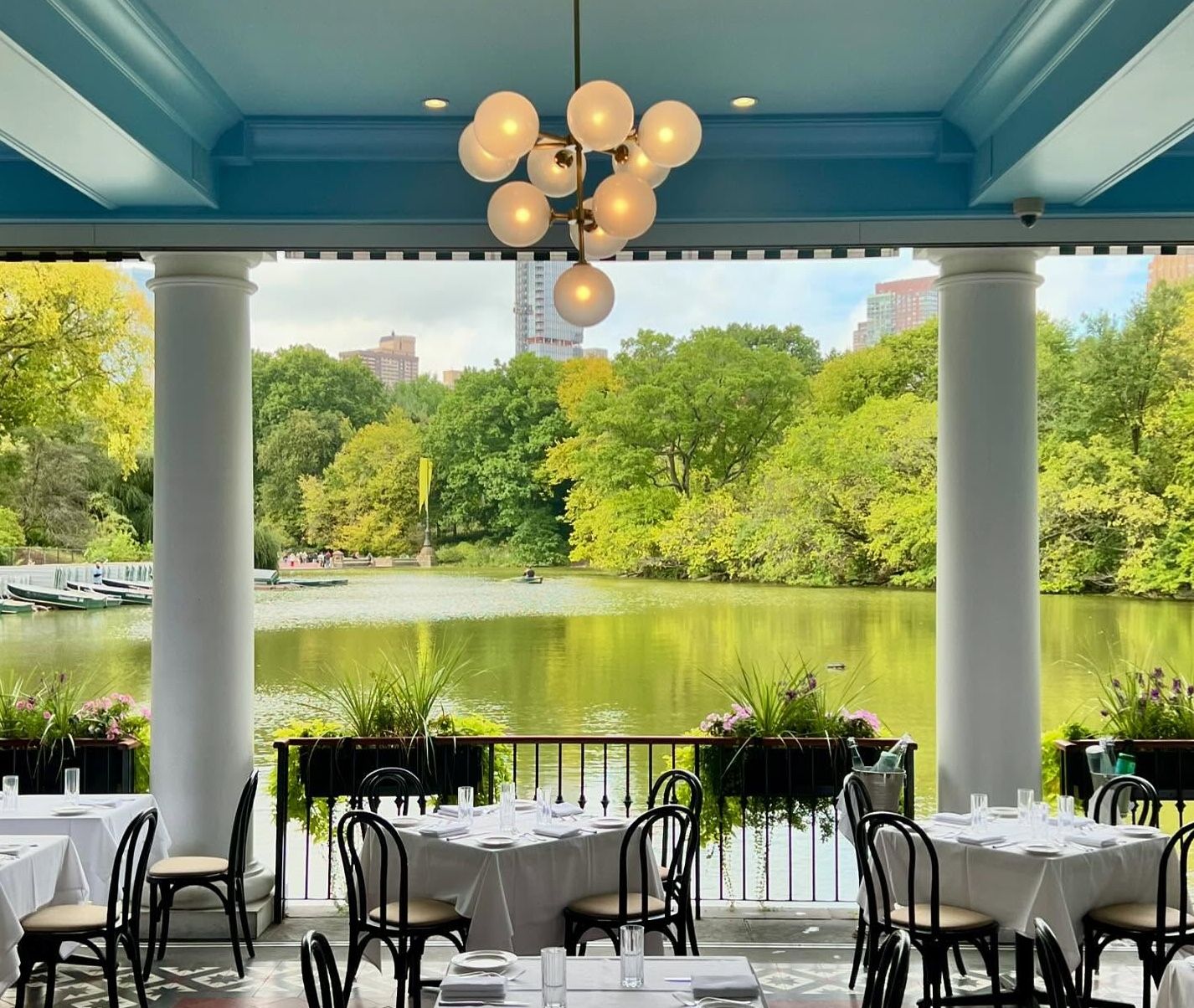 Escape the hustle and bustle with a parkside graduation party: Central Park Boathouse image 3