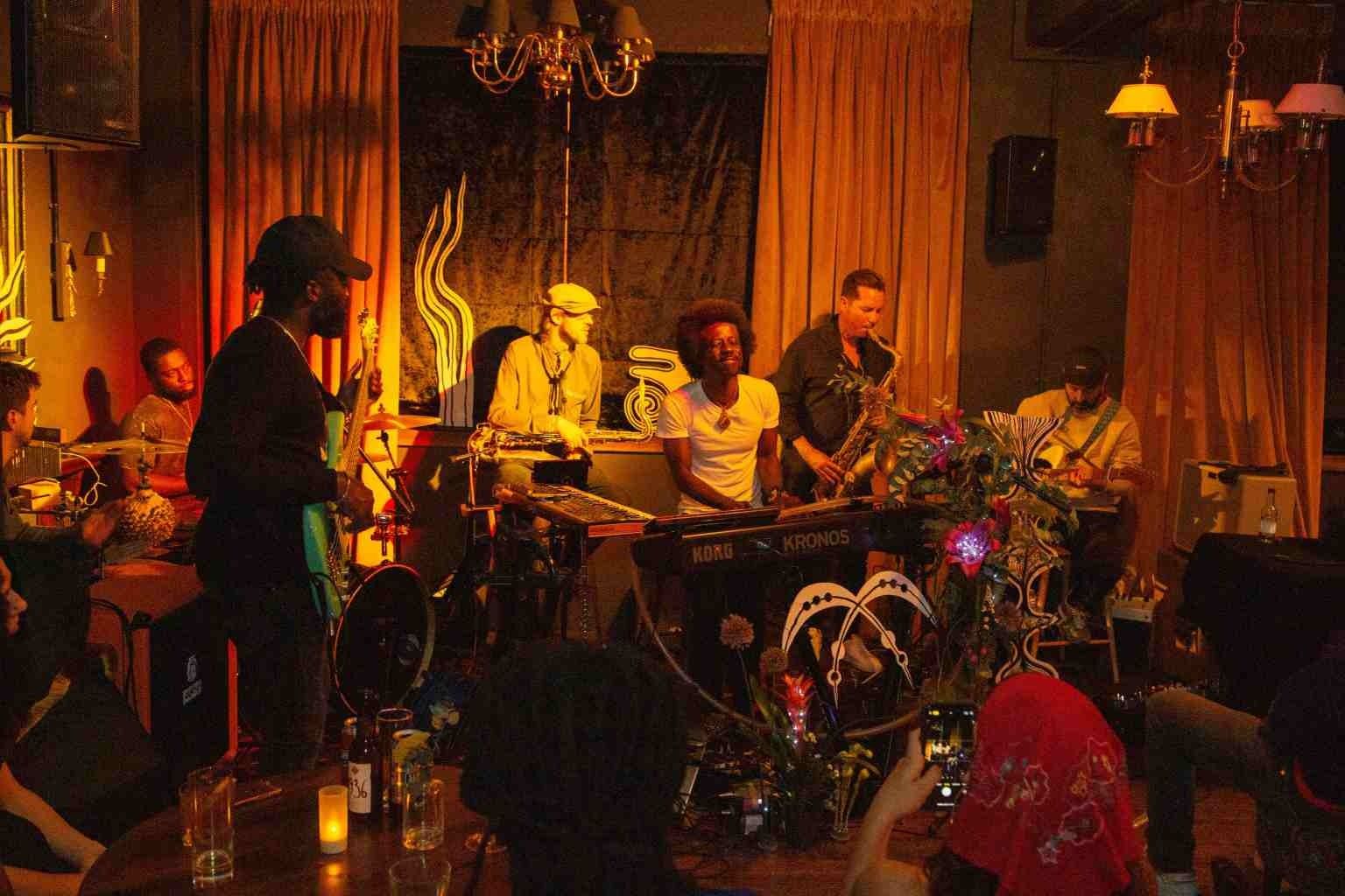 people at clf art lounge peckham bar london