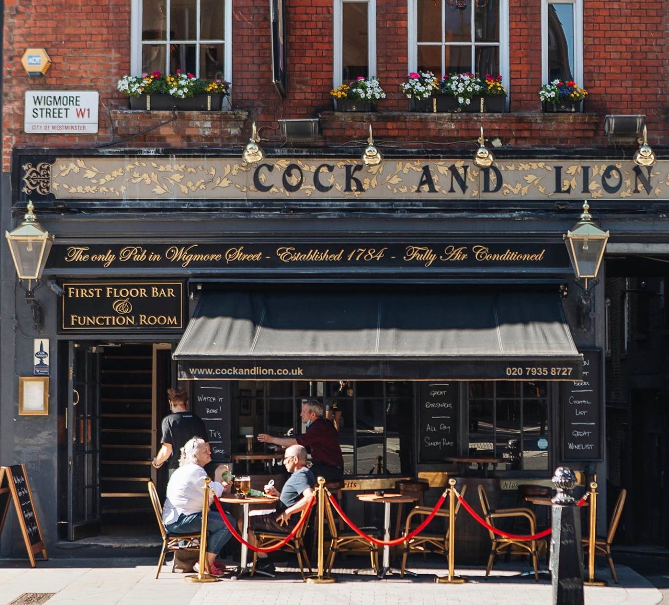 cock and lion best pub marylebone