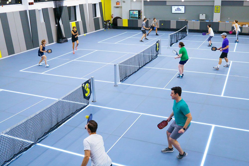 court 16 pickleball fidi team building lower manhattan nyc
