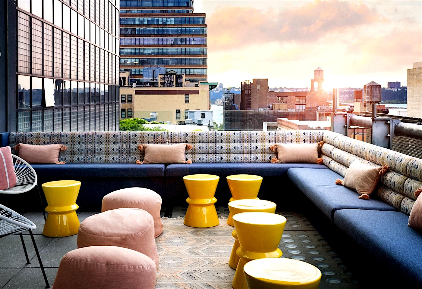 Costal over concrete for the summer: Creature's at Selina Rooftop 1