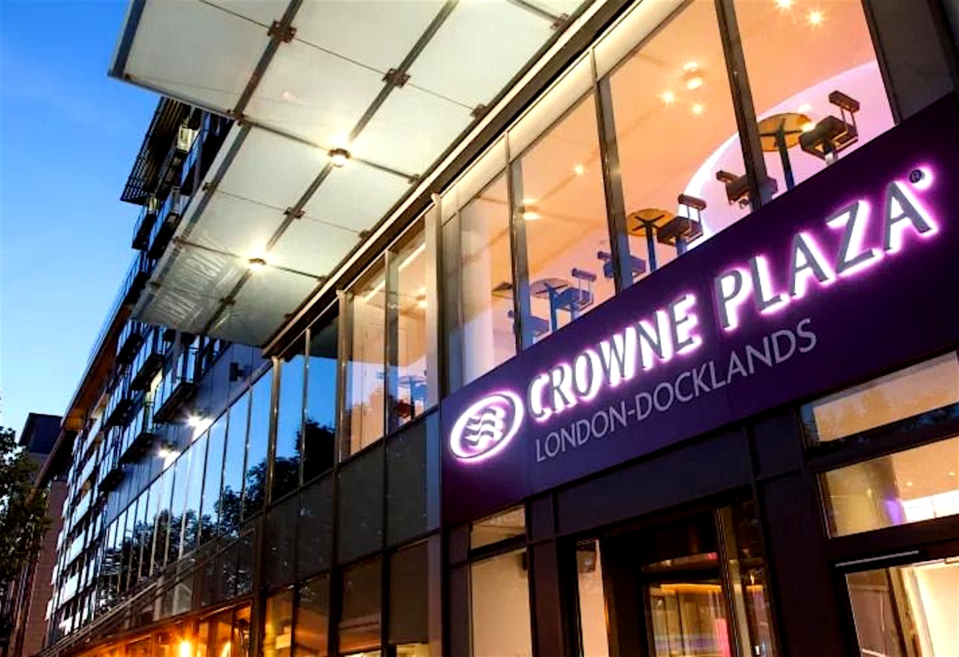 exterior of crowne plaza london docklands top conference rooms london