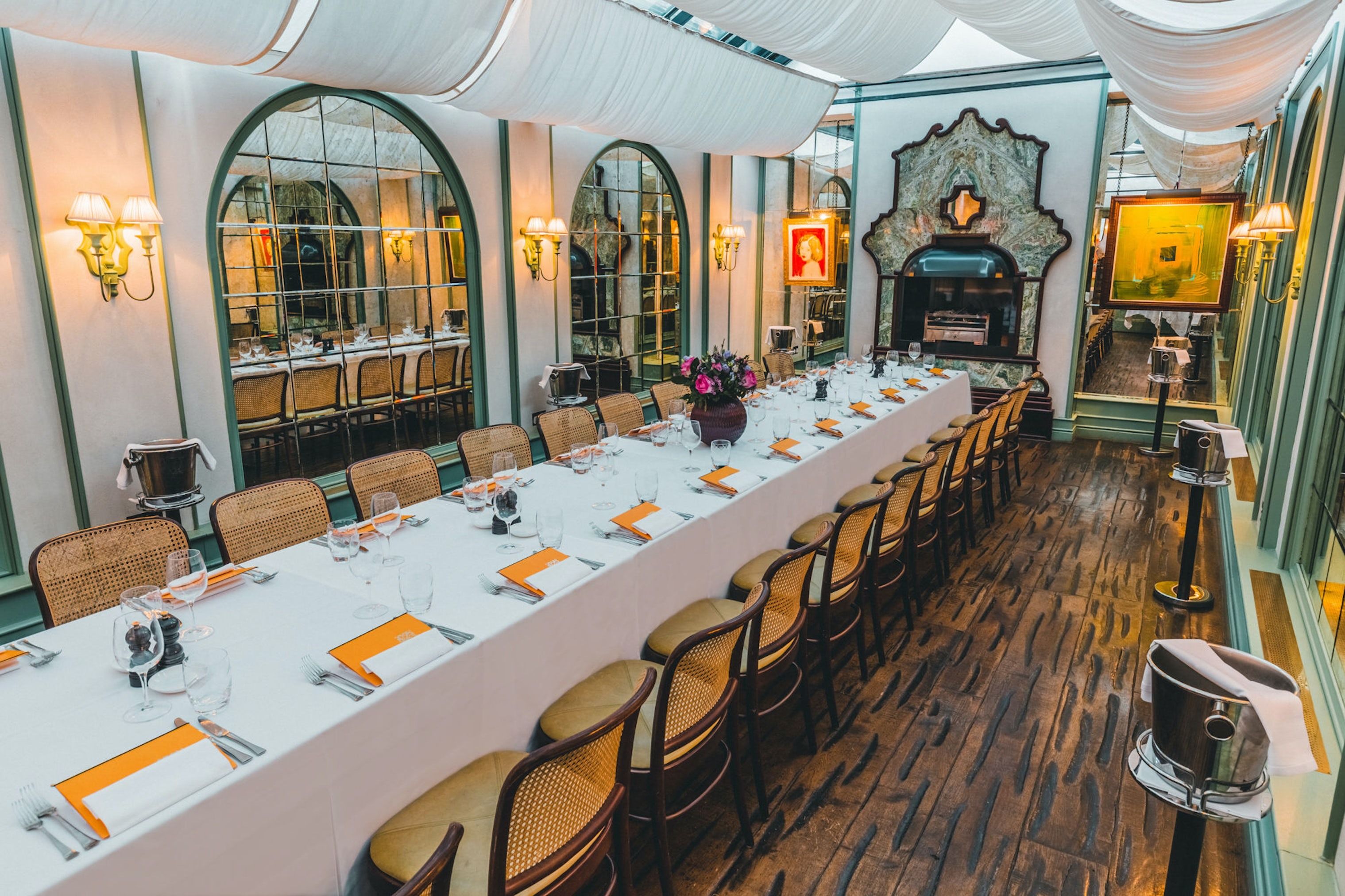 the conservatory daphne's kensington private dining london