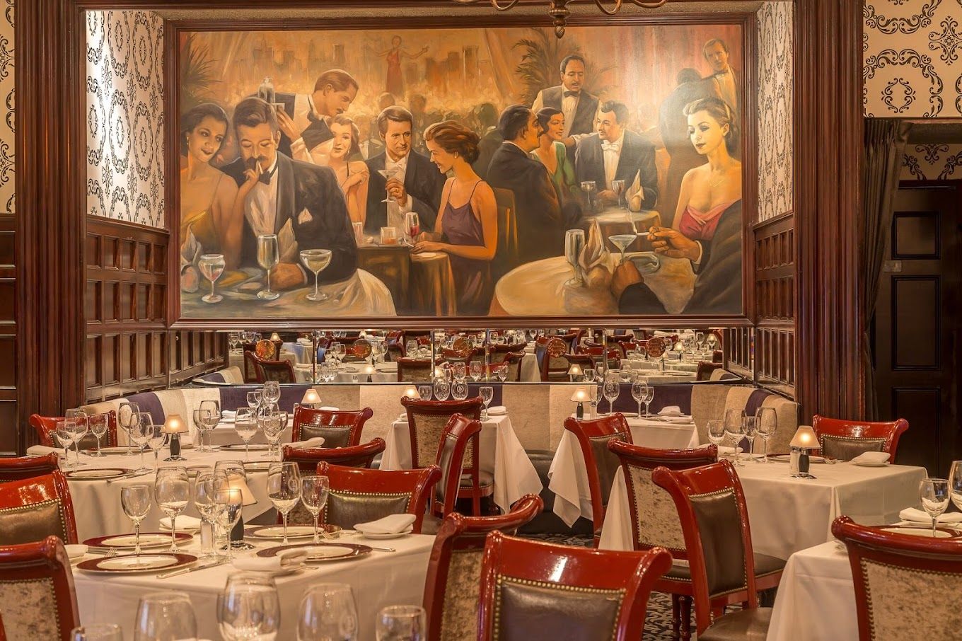 delmonico christmas party venue lower manhattan nyc holiday festive event