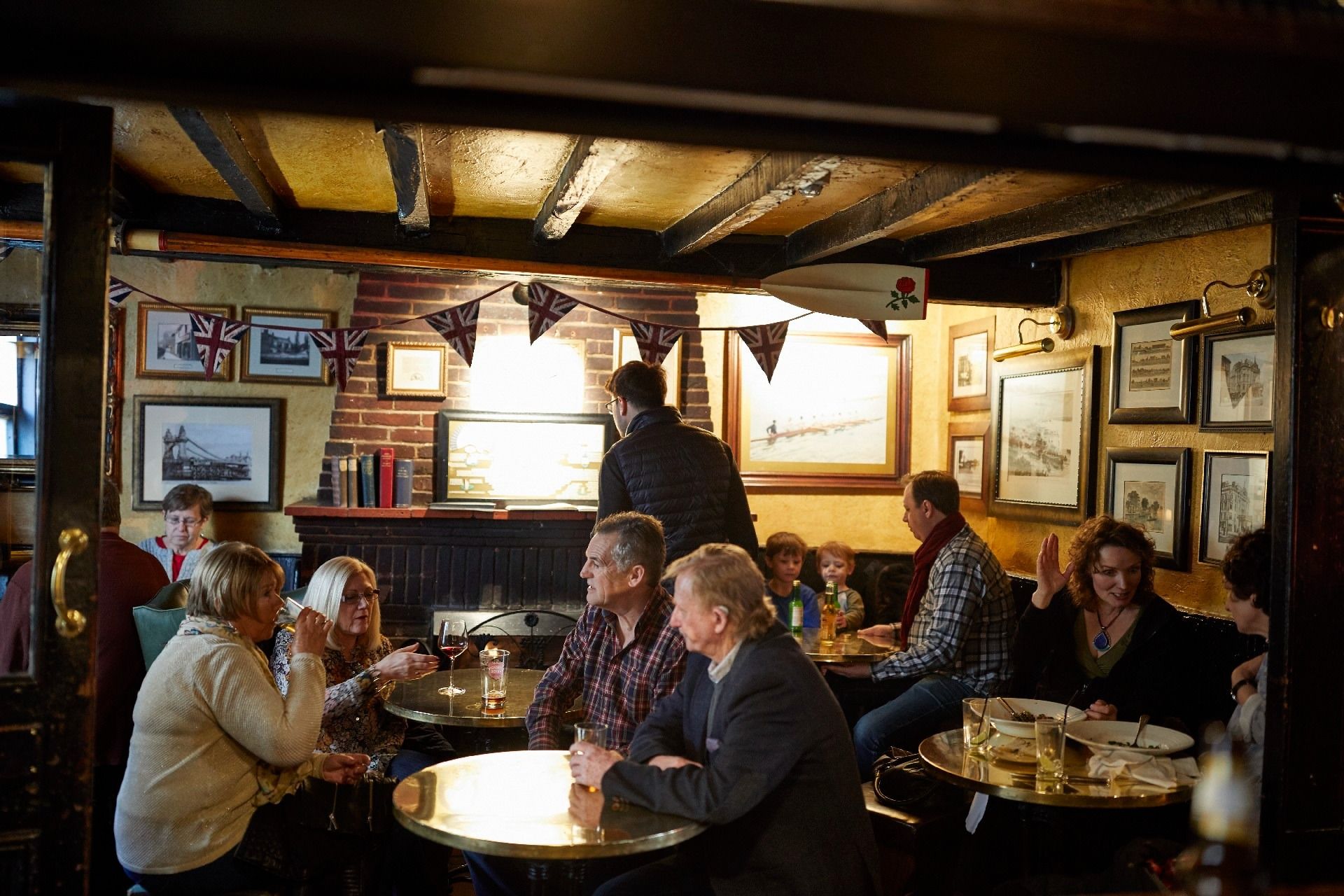people at the dove hammersmith london bar
