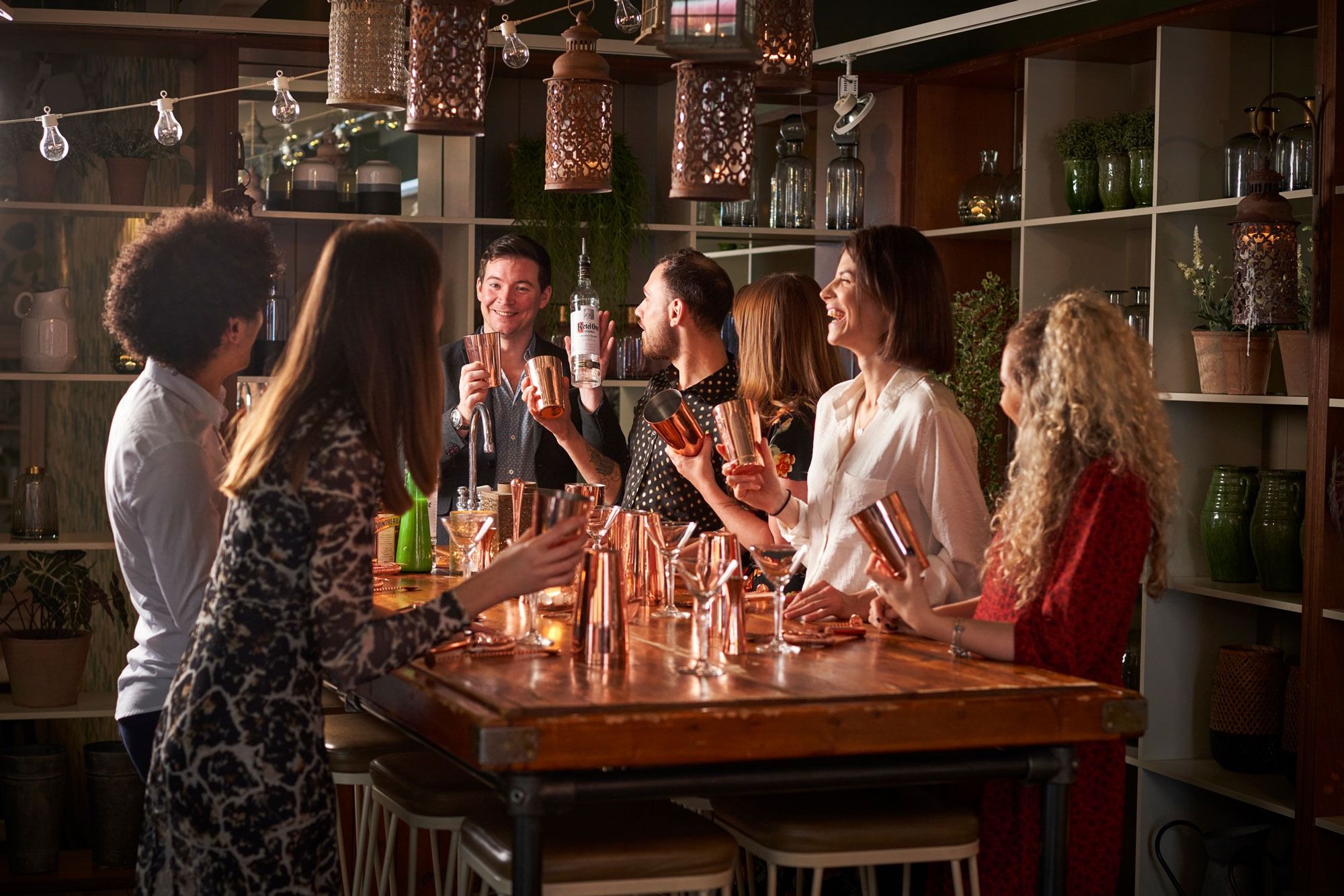 people at drake and morgan kings cross london private dining