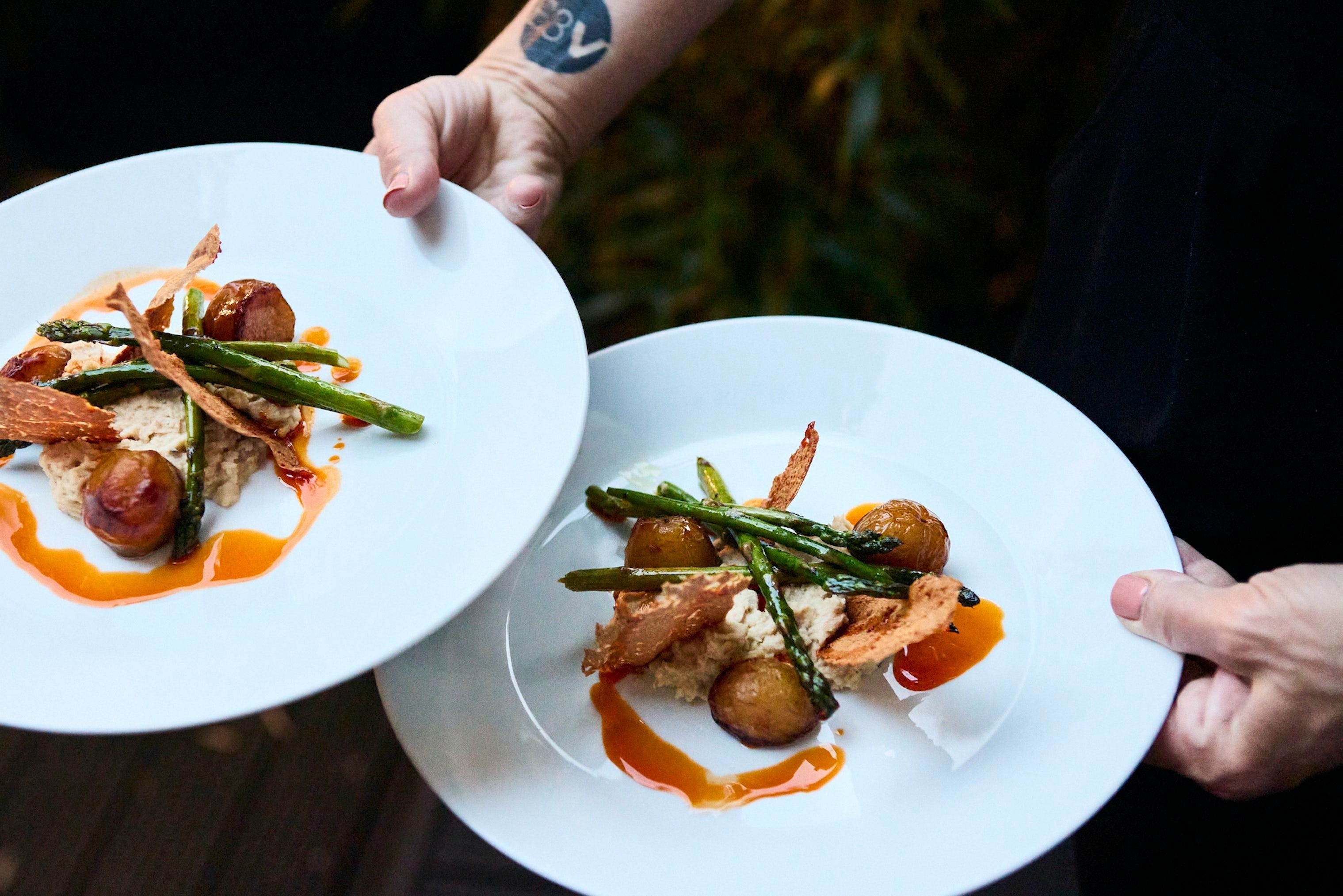 vegan fine dining at e3 vegan cool east end venue in london